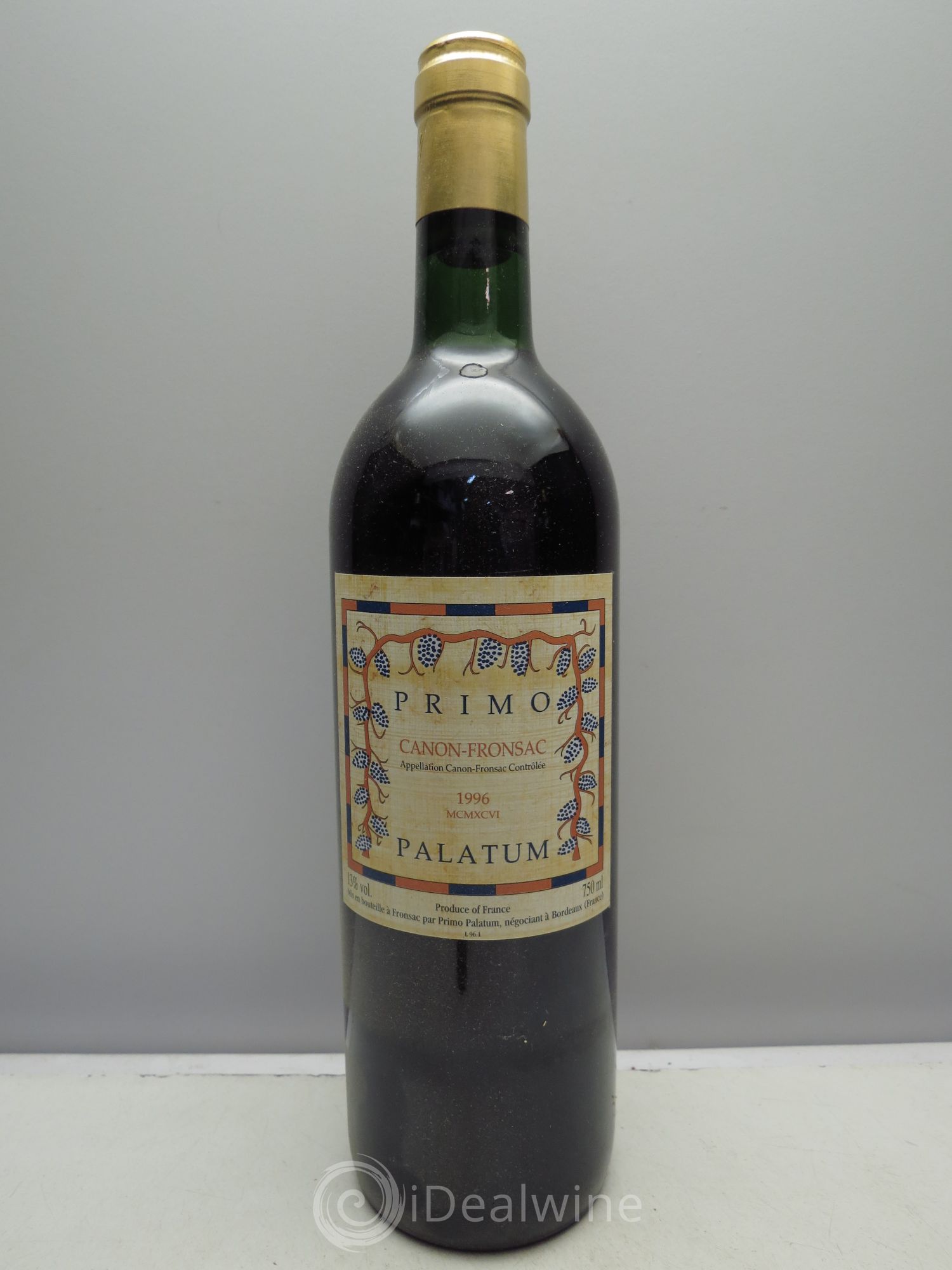 Canon-Fronsac Château Primo Palatum 1996 - Posten von 1 Flasche - 0