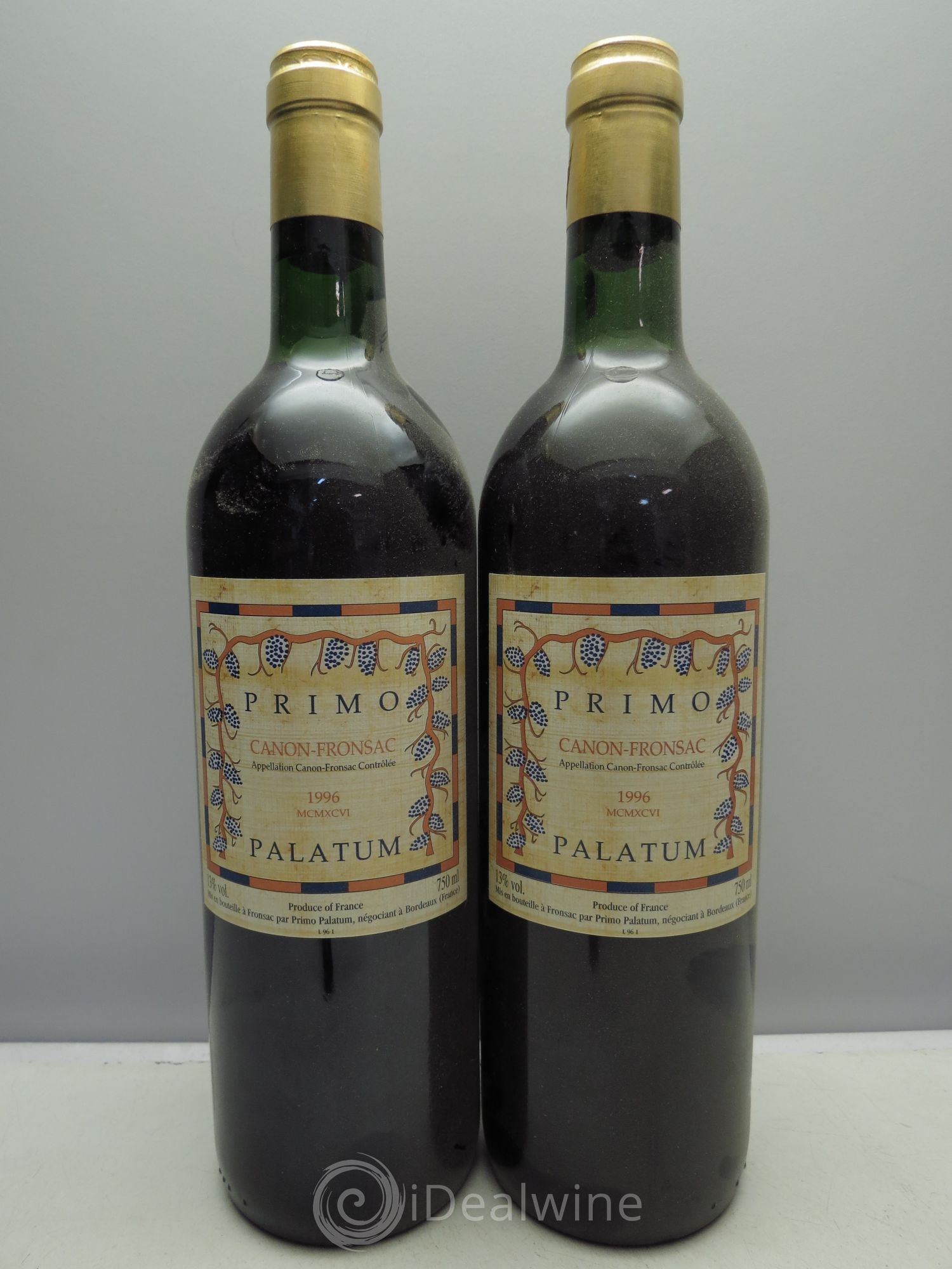 Canon-Fronsac Château Primo Palatum 1996 - Posten von 2 Flaschen - 0