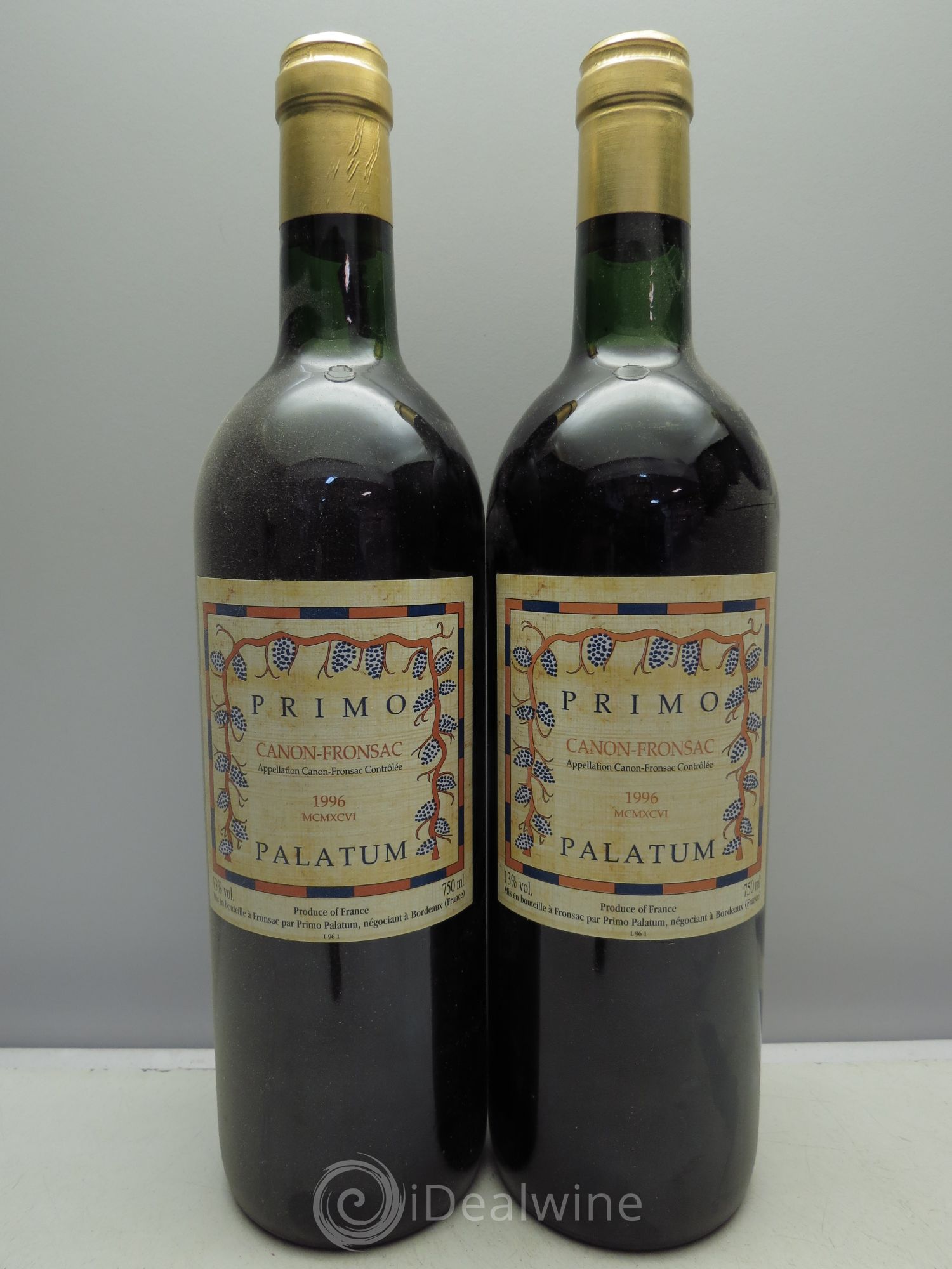 Canon-Fronsac Château Primo Palatum 1996 - Posten von 2 Flaschen - 0