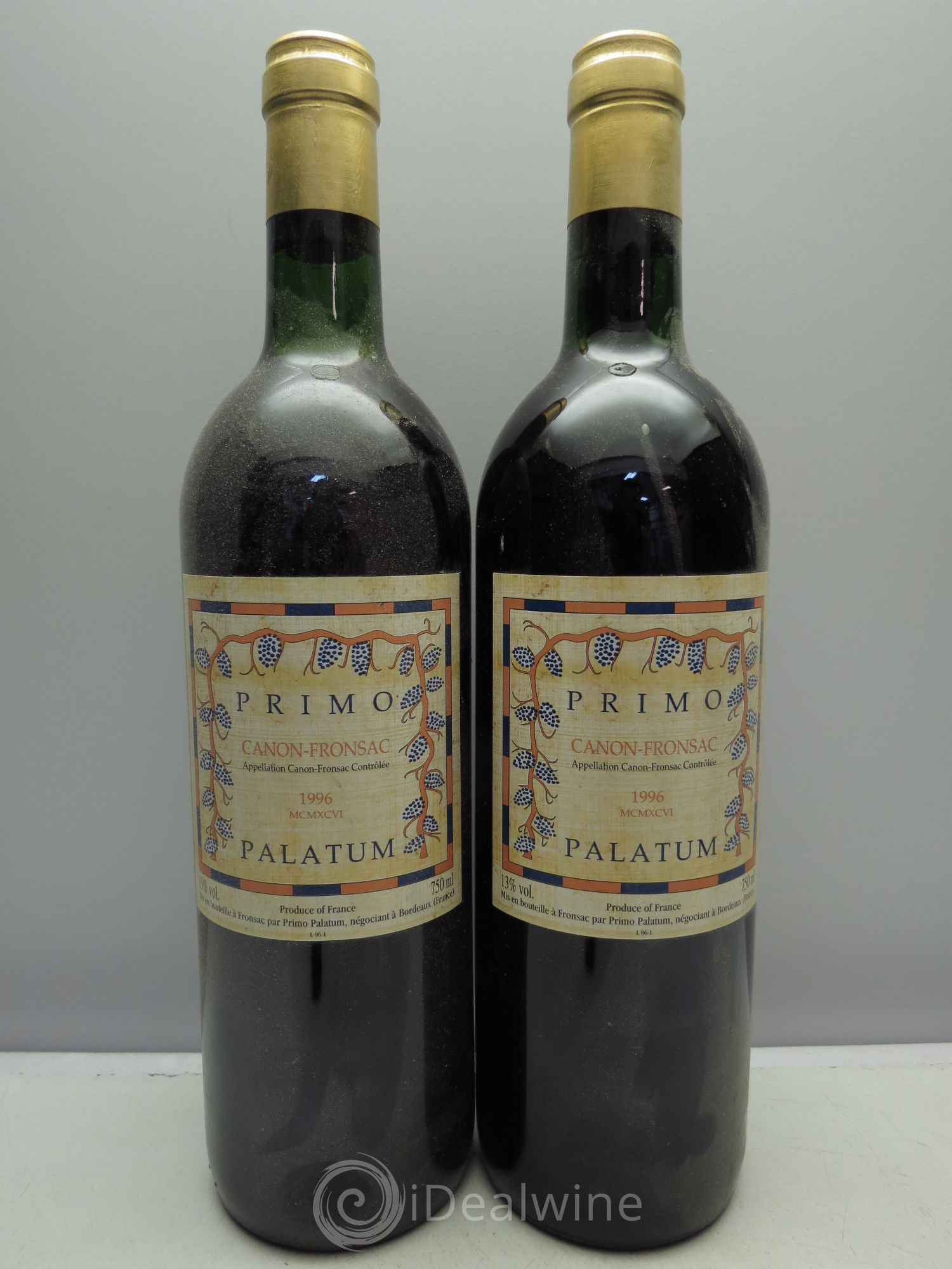 Canon-Fronsac Château Primo Palatum 1996 - Posten von 2 Flaschen - 0