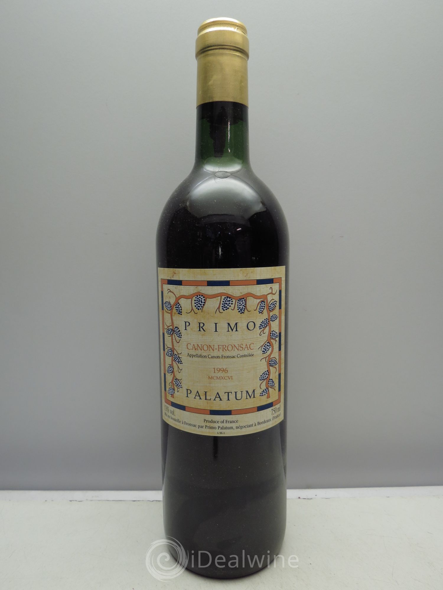 Canon-Fronsac Château Primo Palatum 1996 - Posten von 1 Flasche - 0