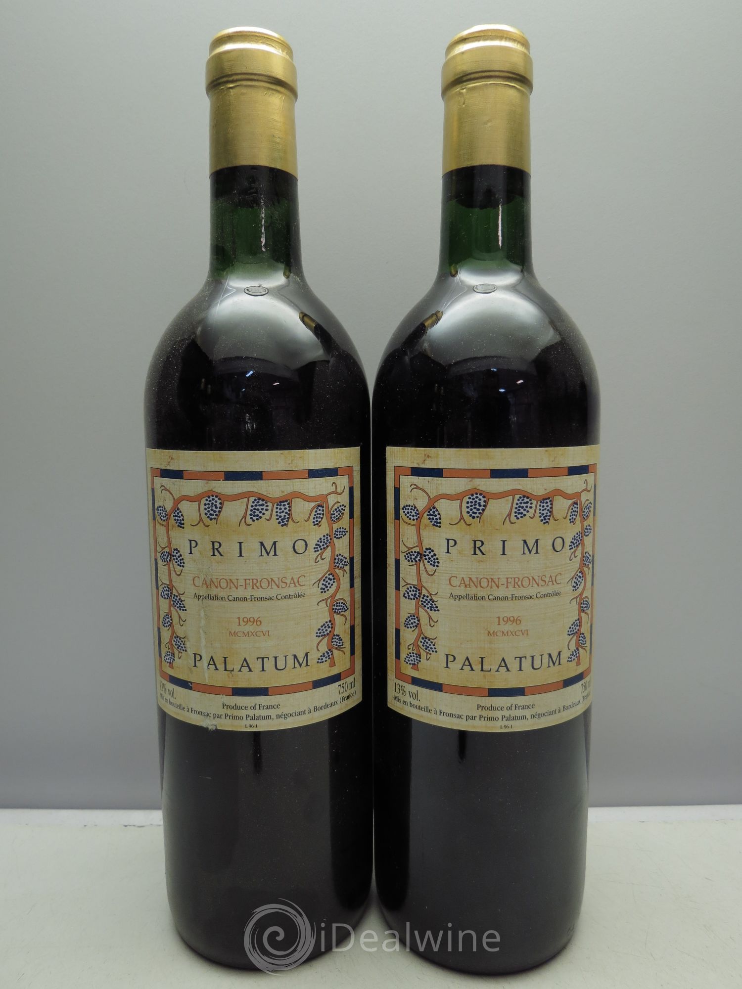 Canon-Fronsac Château Primo Palatum 1996 - Posten von 2 Flaschen - 0