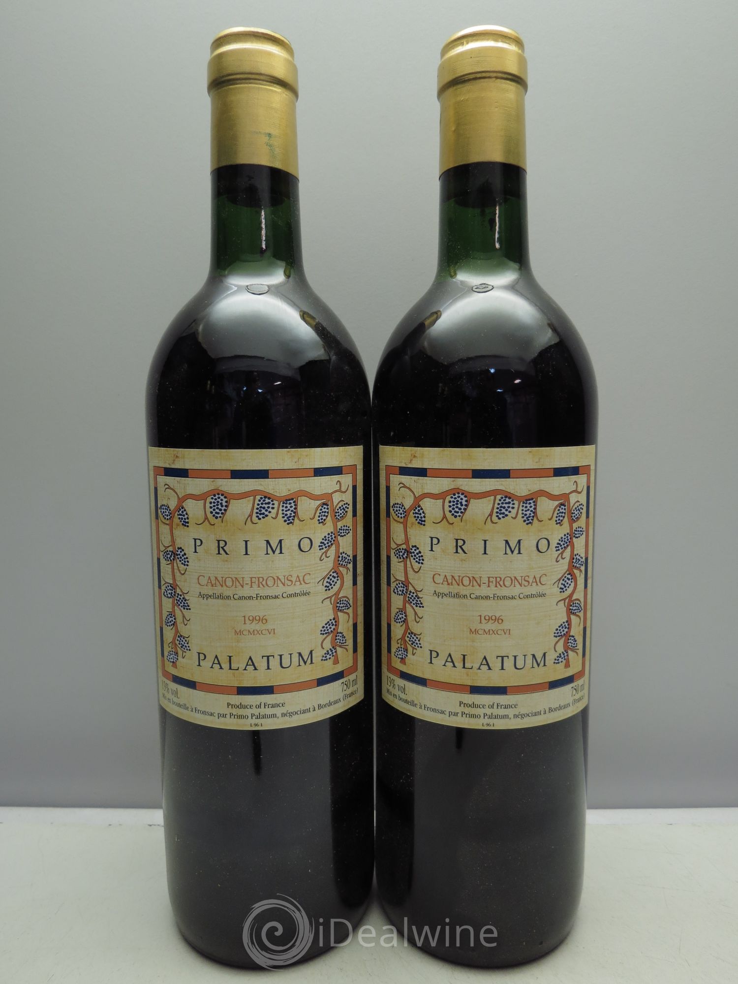 Canon-Fronsac Château Primo Palatum 1996 - Posten von 2 Flaschen - 0