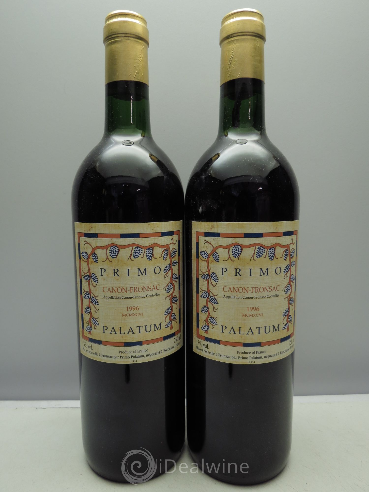 Canon-Fronsac Château Primo Palatum 1996 - Posten von 2 Flaschen - 0