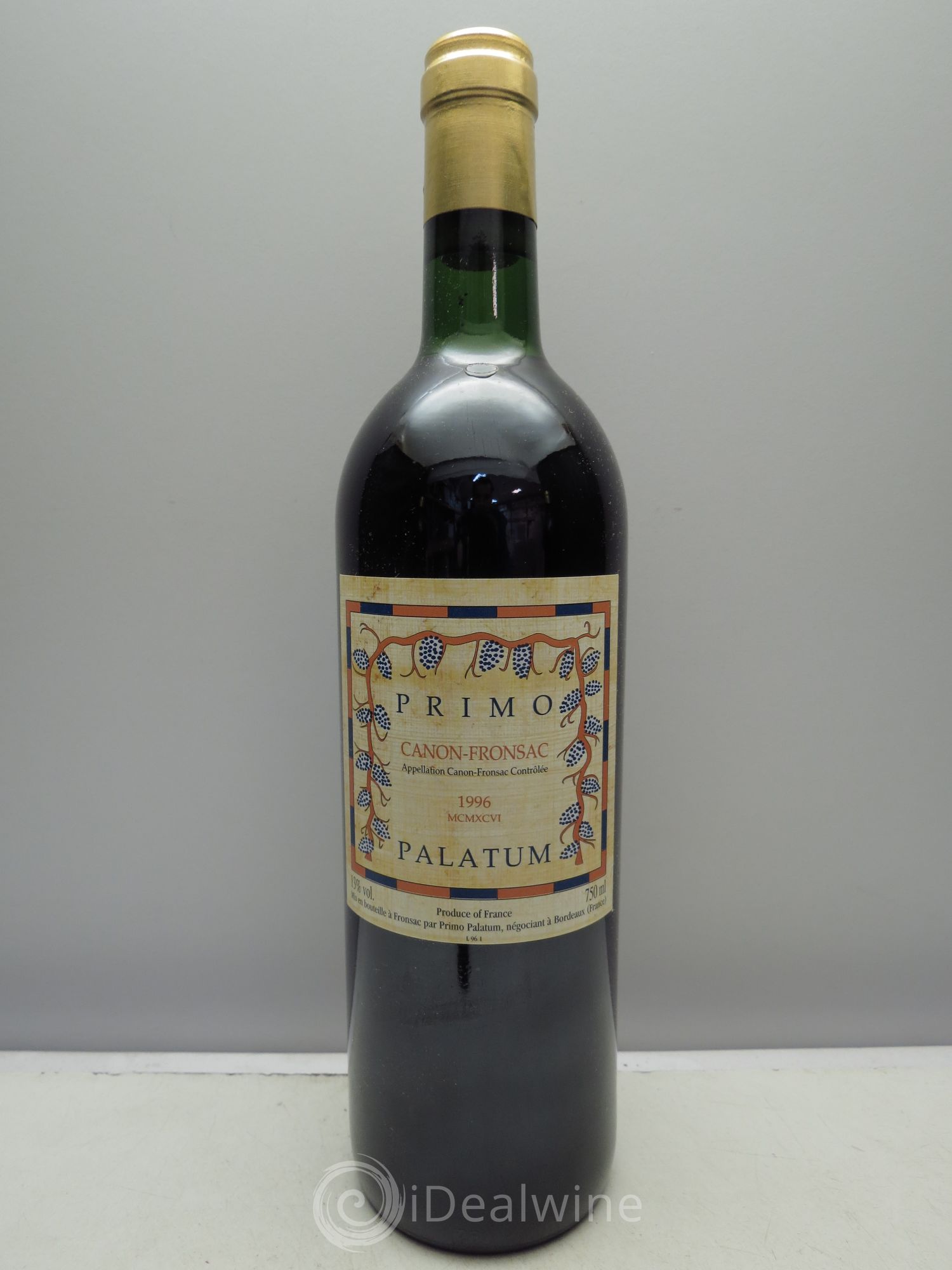 Canon-Fronsac Château Primo Palatum 1996 - Posten von 1 Flasche - 0
