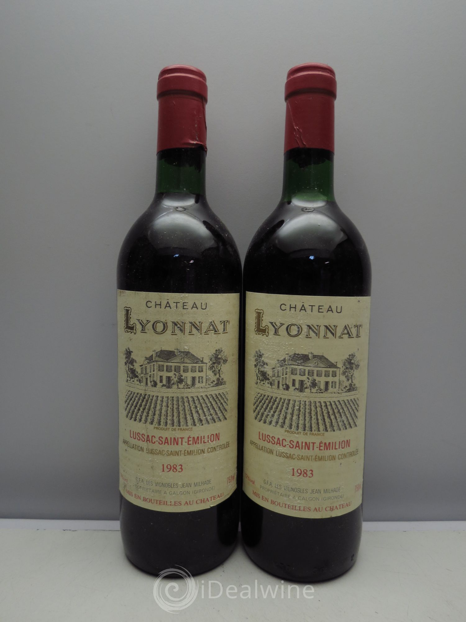 Château Lyonnat 1983 - Lot de 2 bouteilles - 0