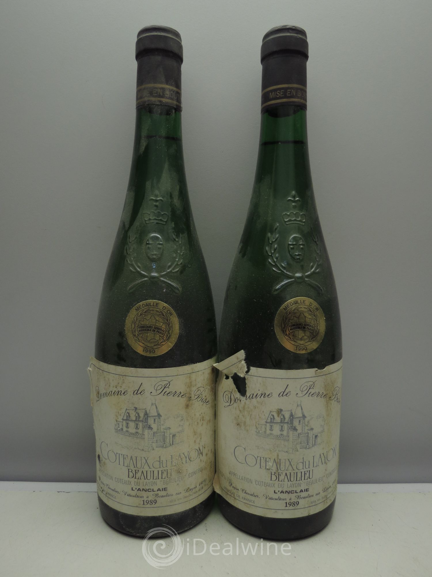 Coteaux du Layon L'Anclaie 1989 - Lotto di 2 bottiglie - 0
