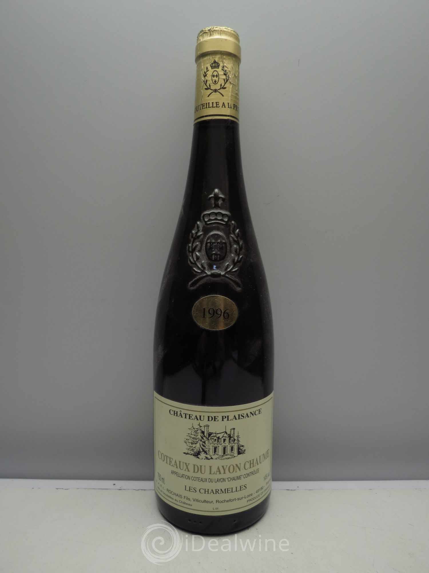 Coteaux du Layon Les Charmelles Château de Plaisance 1996 - Posten von 1 Flasche - 0