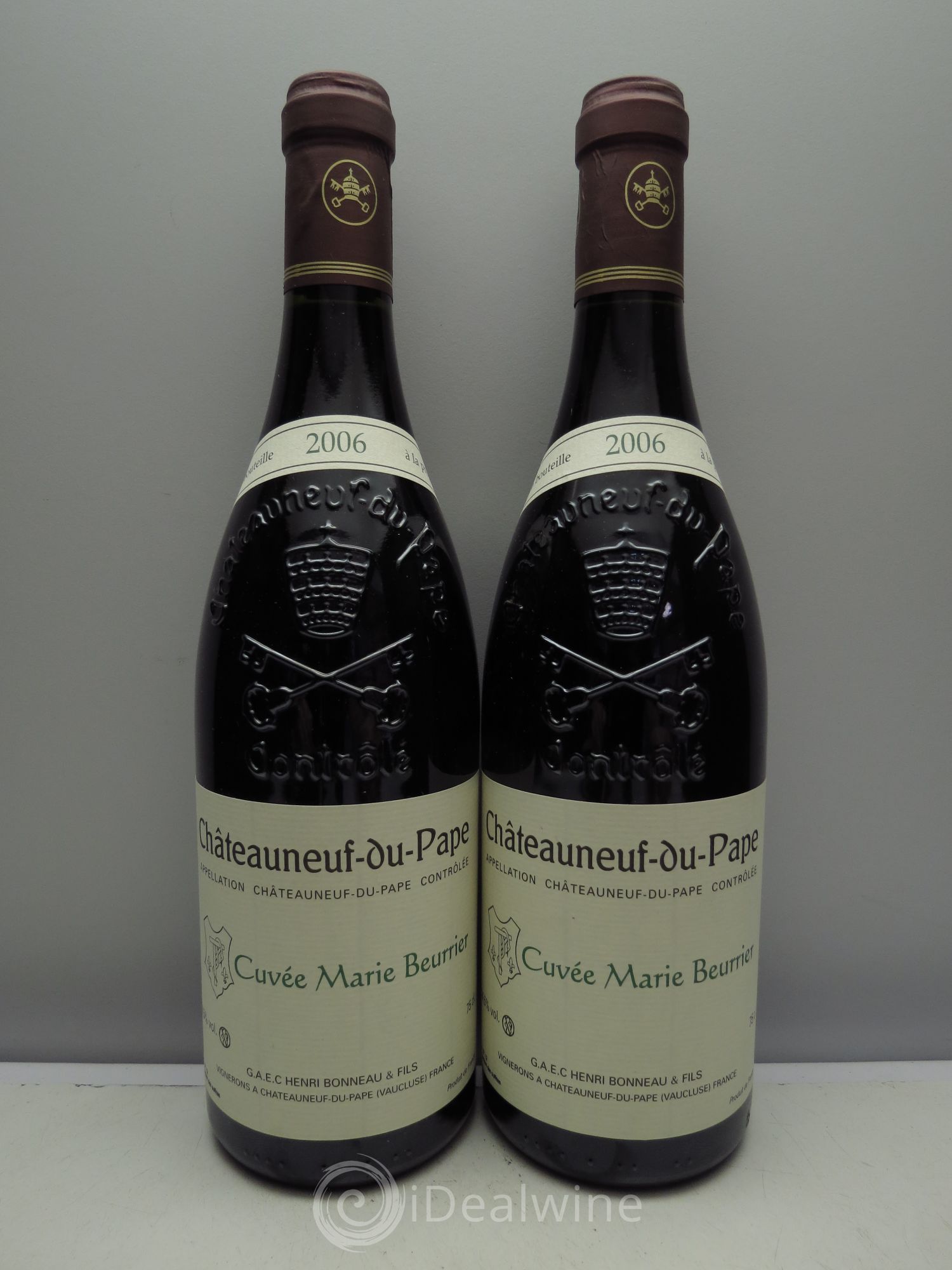 Châteauneuf-du-Pape Marie Beurrier Henri Bonneau & Fils 2006 - Lot de 2 bouteilles - 0