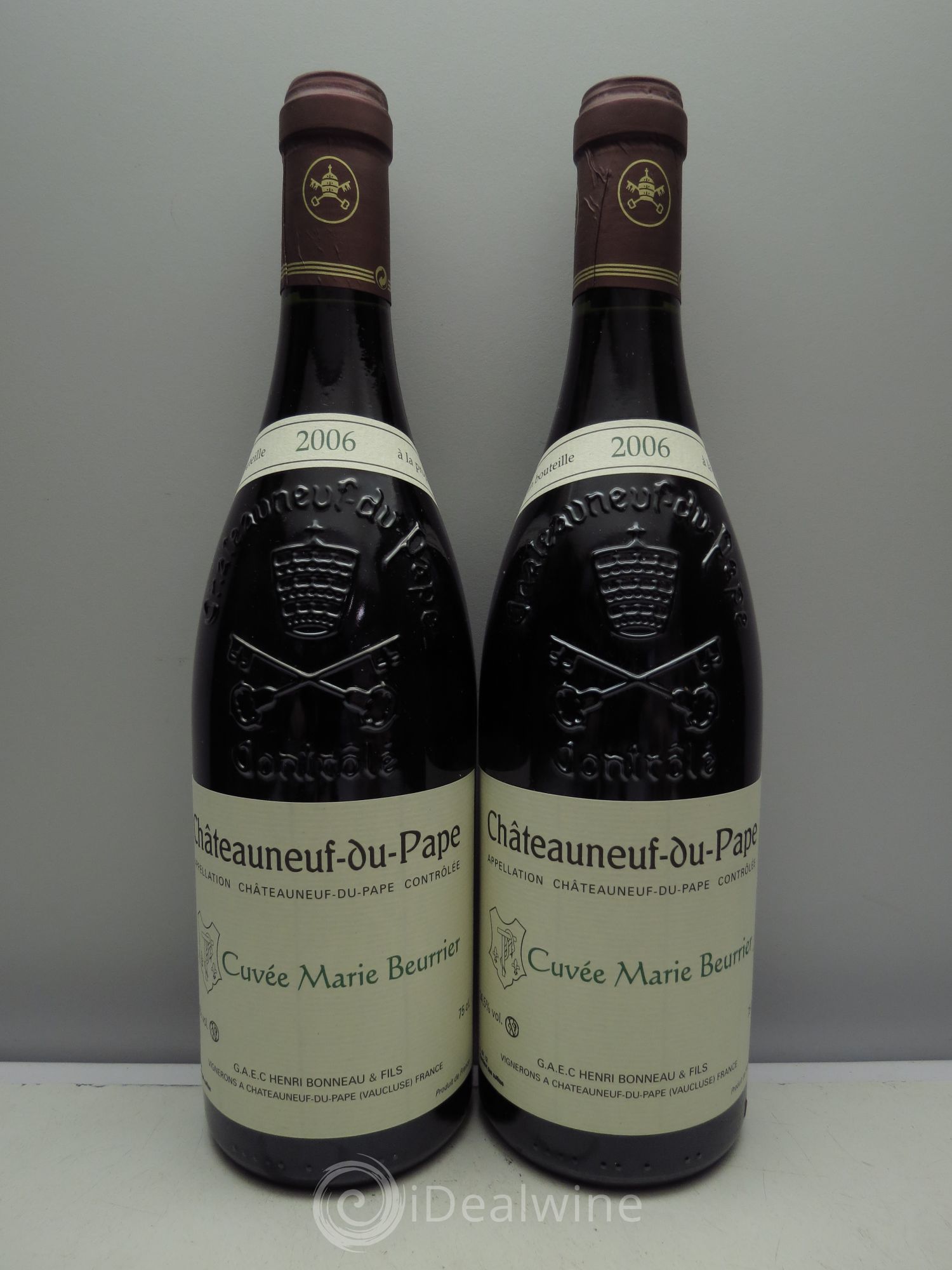 Châteauneuf-du-Pape Marie Beurrier Henri Bonneau & Fils 2006 - Lot de 2 bouteilles - 0