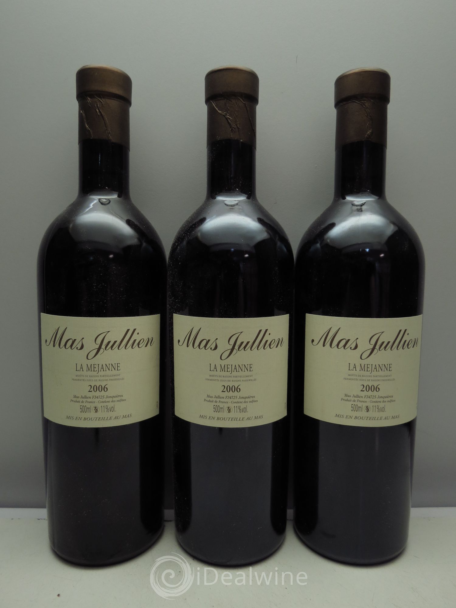 Coteaux du Languedoc Méjanne Olivier Jullien (50cl) 2006 - Posten von 3 Flaschen - 0