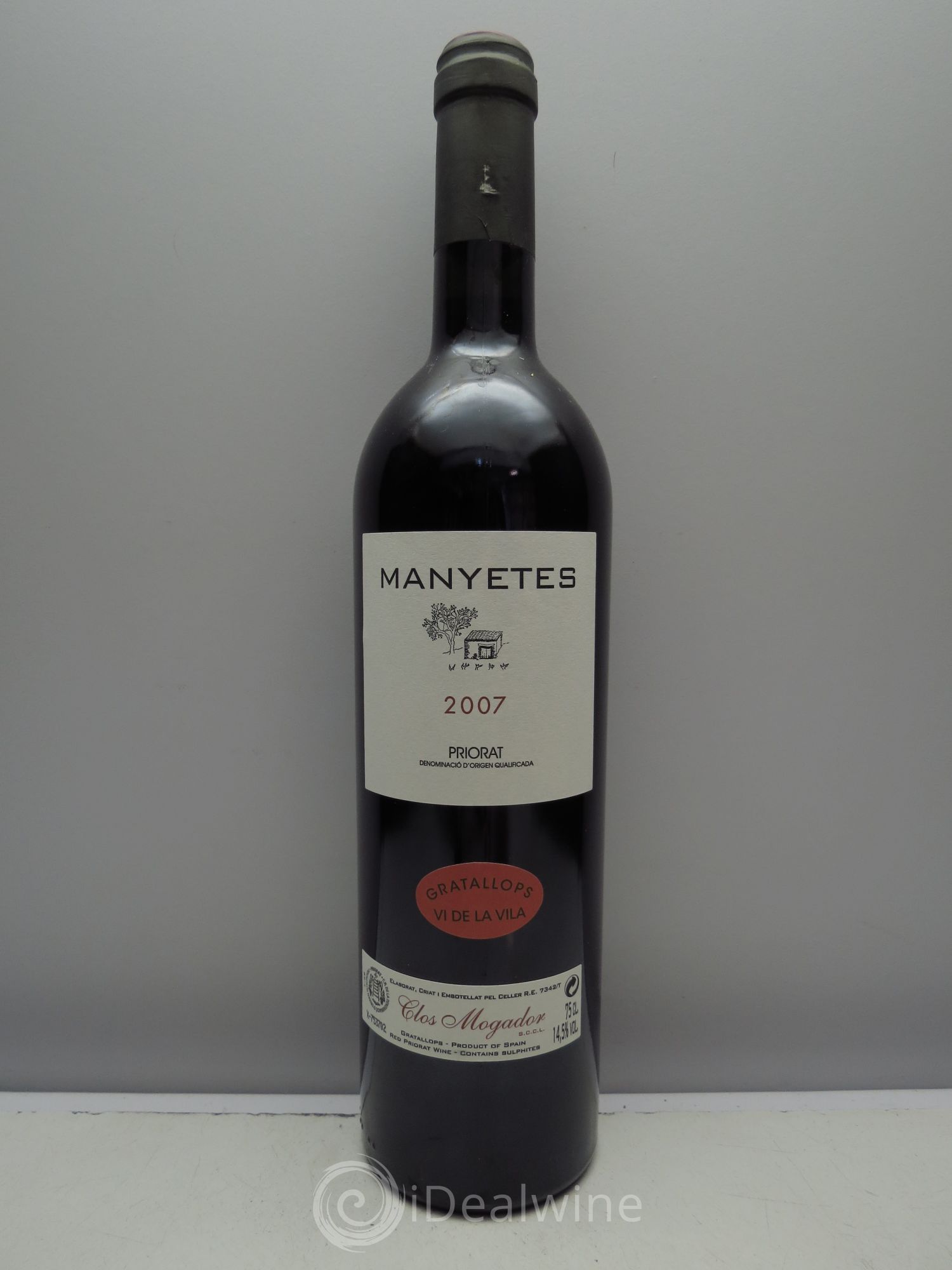 Priorat DOCA Clos Mogador Manyetes 2007 - Lot de 1 bouteille - 0