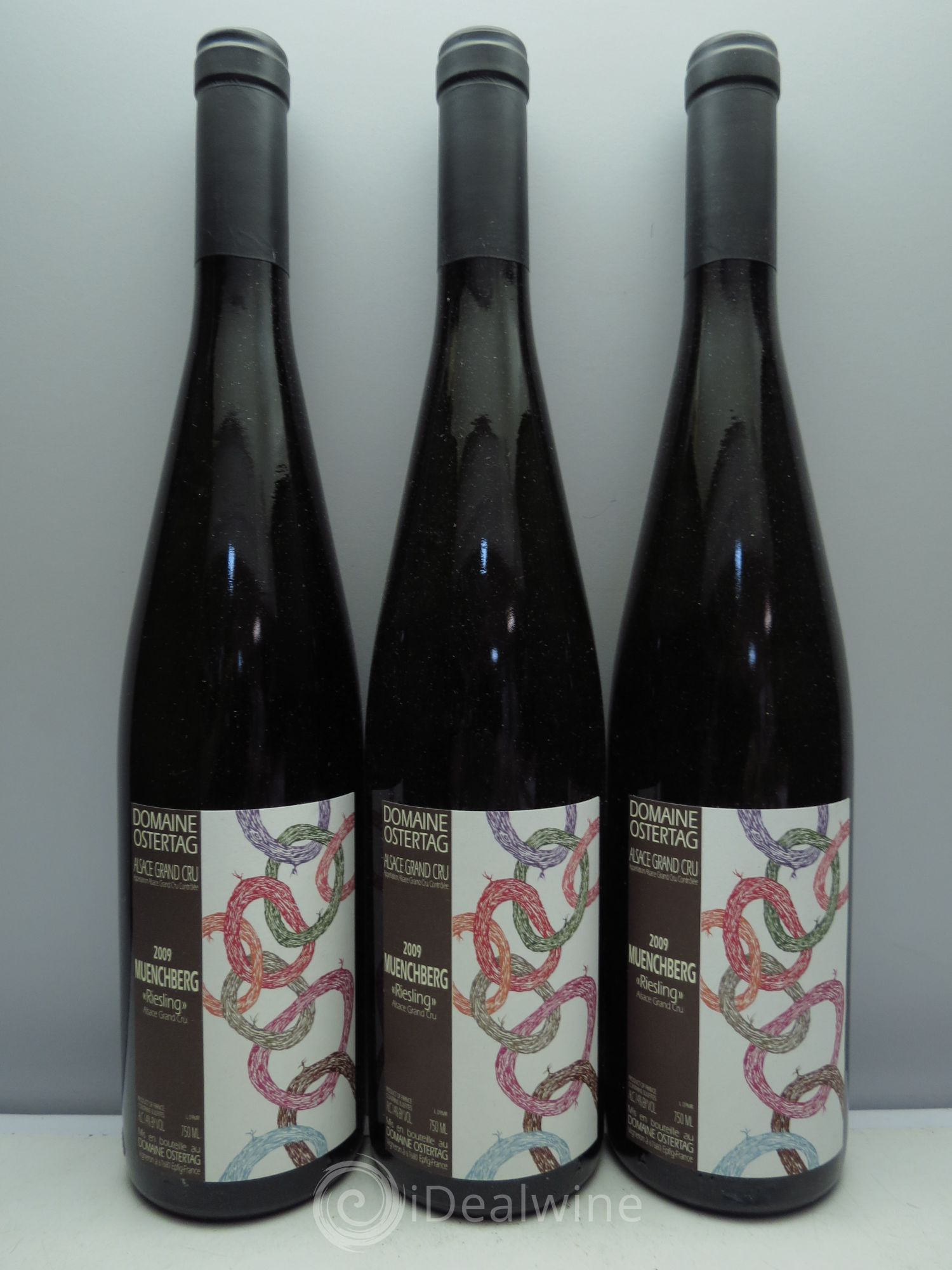 Alsace Riesling Grand Cru Muenchberg Ostertag (Domaine) 2009 - Lot de 3 bouteilles - 0