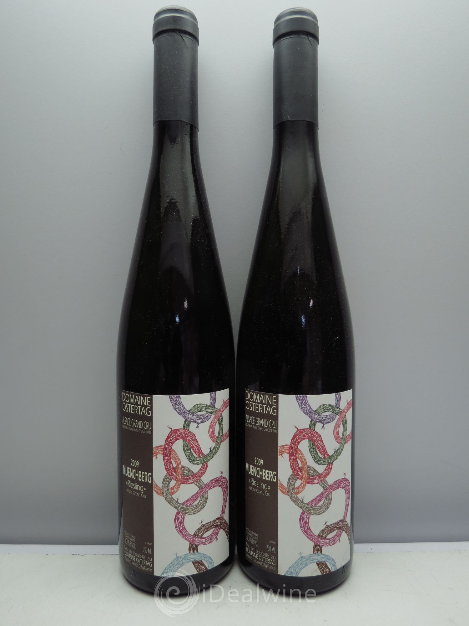 Alsace Riesling Grand Cru Muenchberg Ostertag (Domaine) 2009 - Lot de 2 bouteilles - 0
