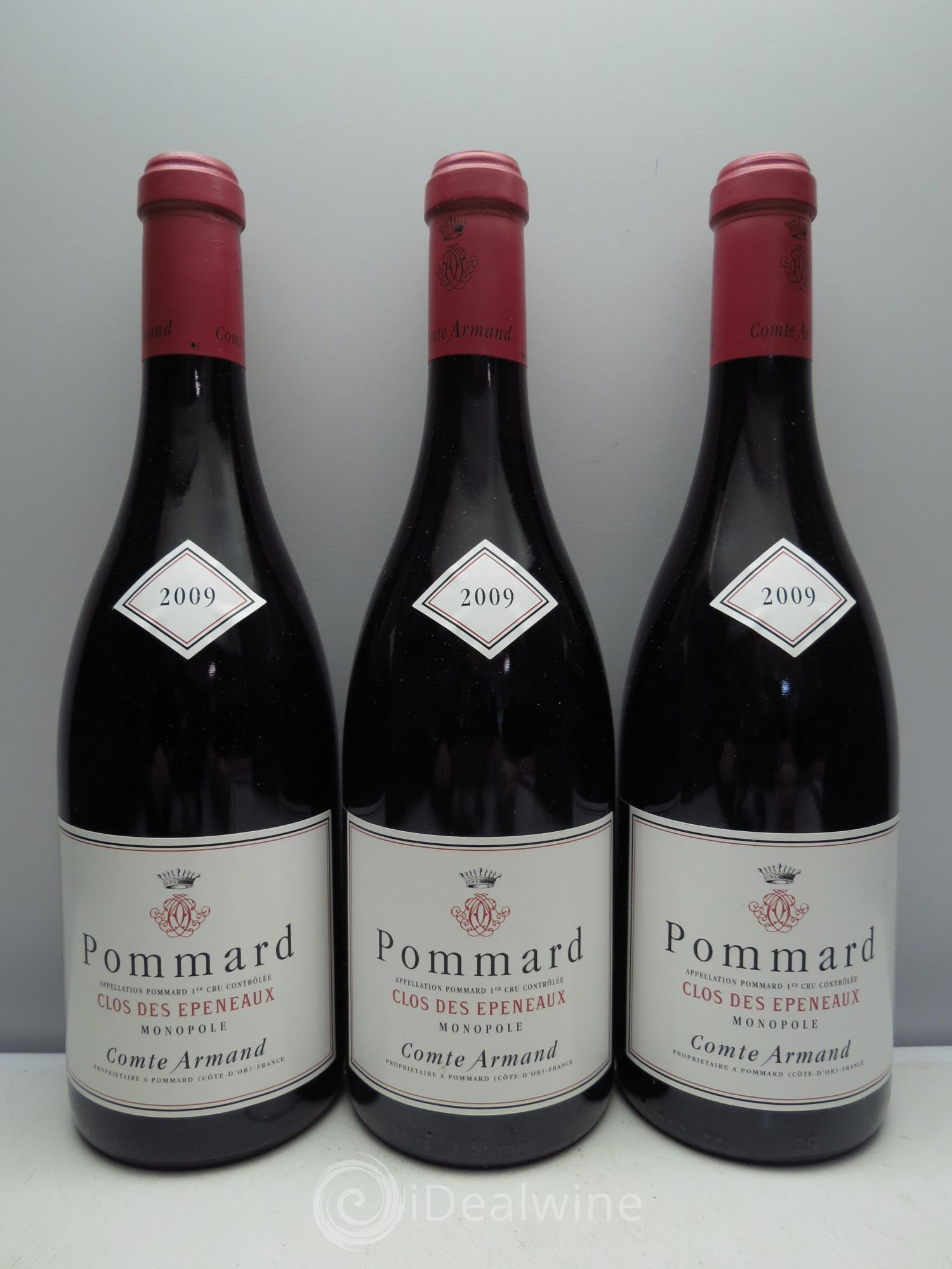 Pommard 1er Cru Clos des Epeneaux Comte Armand 2009 - Lot de 3 bouteilles - 0