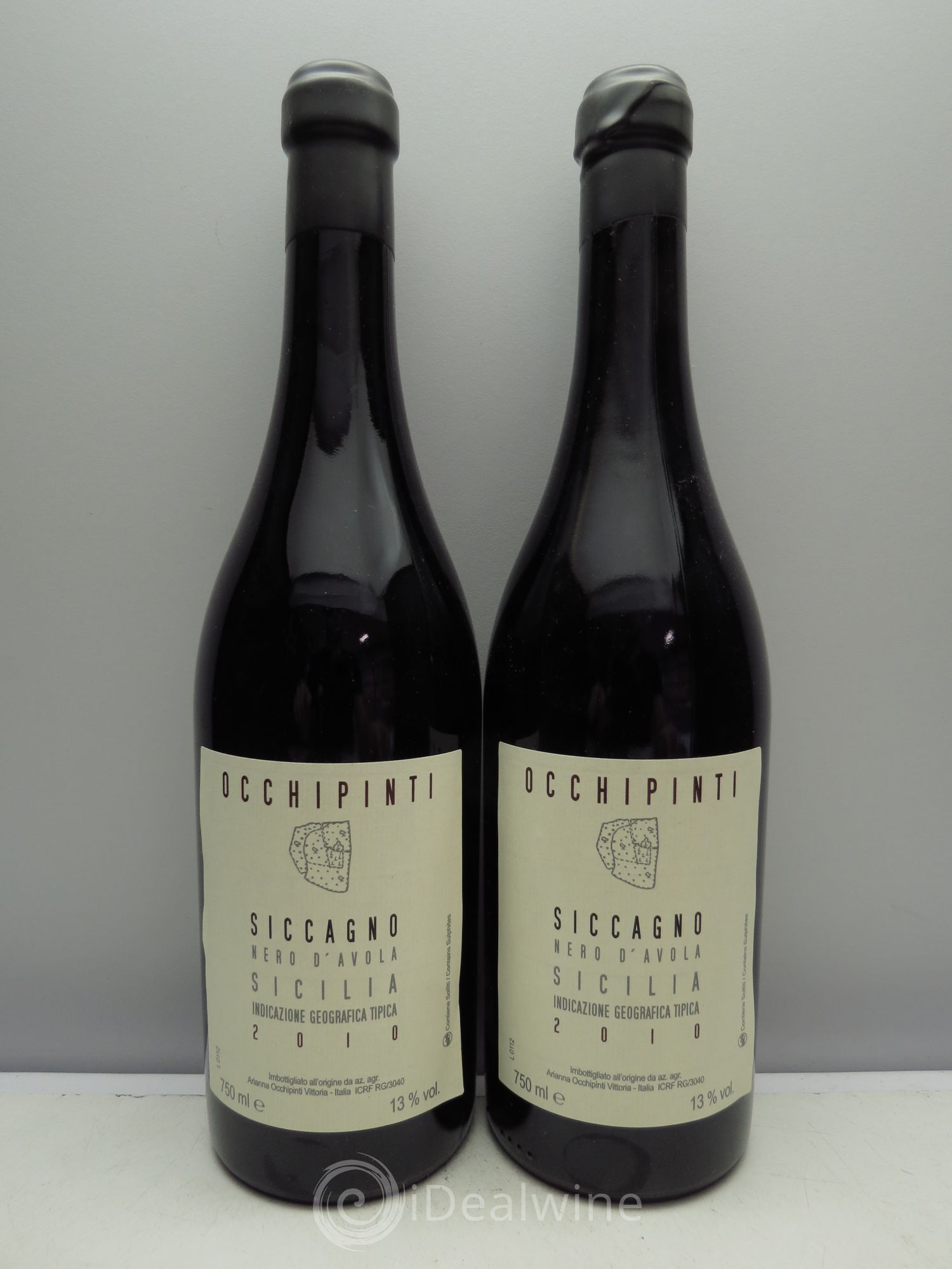 IGT Sicile Occhipinti IGP Sicilia Siccagno Nero d'Avola 2010 - Posten von 2 Flaschen - 0