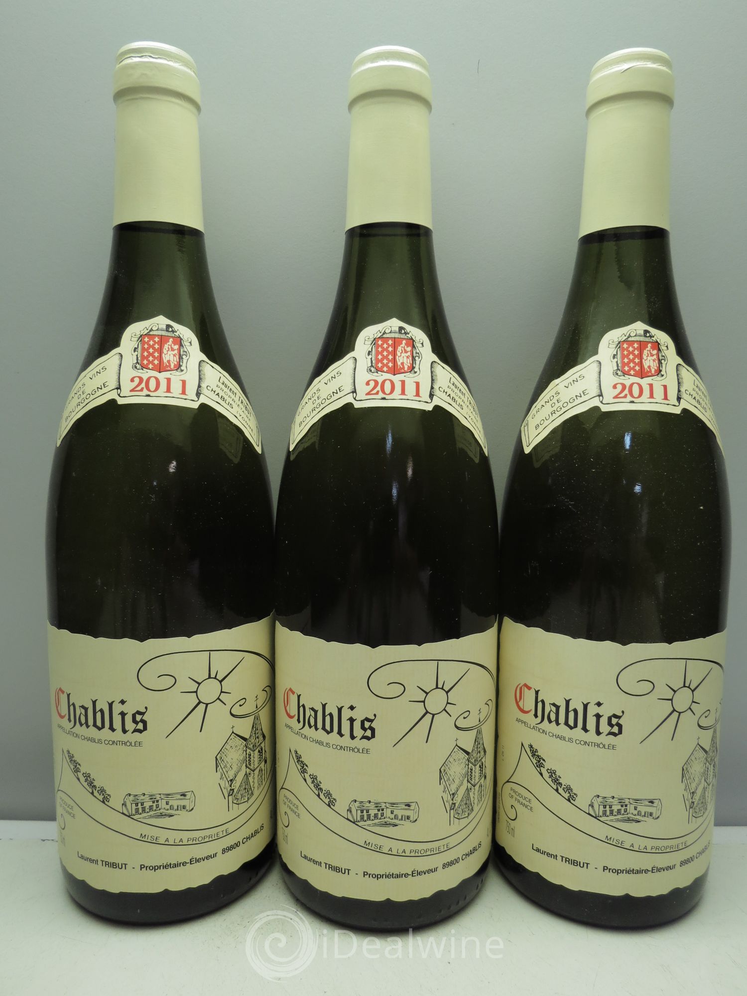 Chablis Laurent Tribut 2011 - Posten von 3 Flaschen - 0