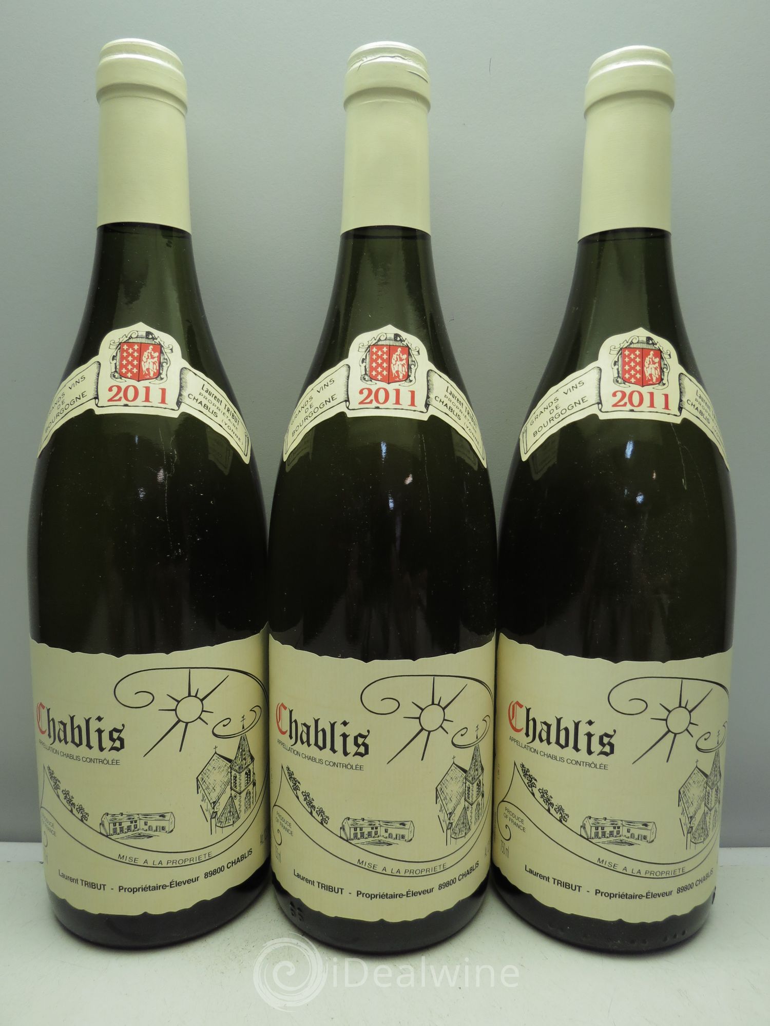 Chablis Laurent Tribut 2011 - Lot de 3 bouteilles - 0