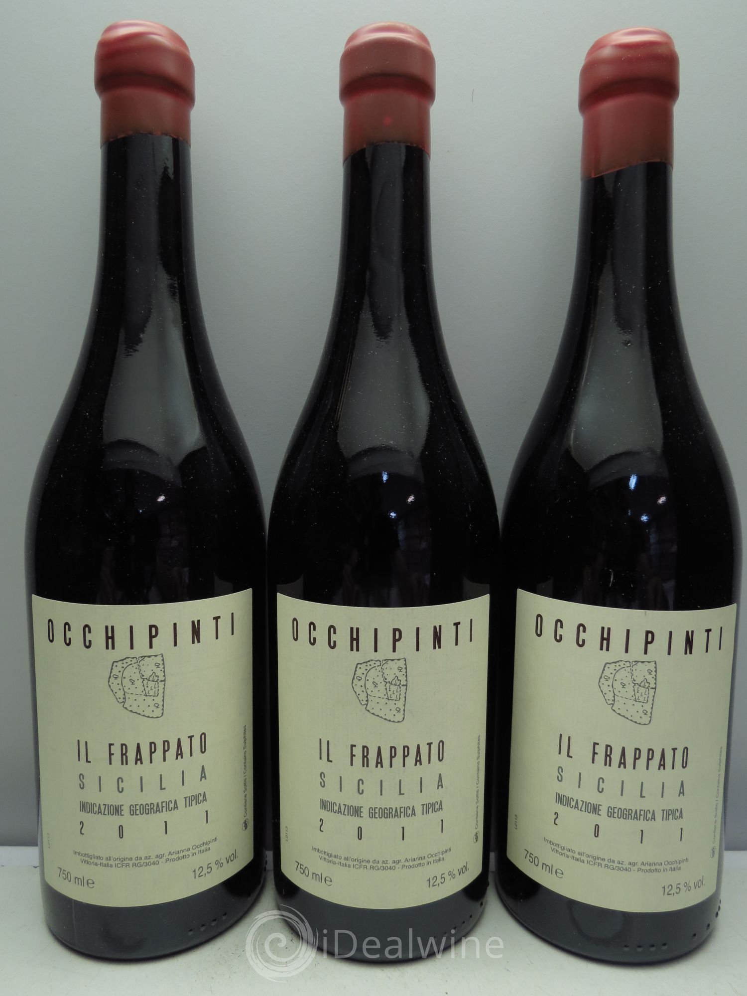 IGT Sicile Occhipinti IGP Sicilia Il Frapatto 2011 - Posten von 3 Flaschen - 0