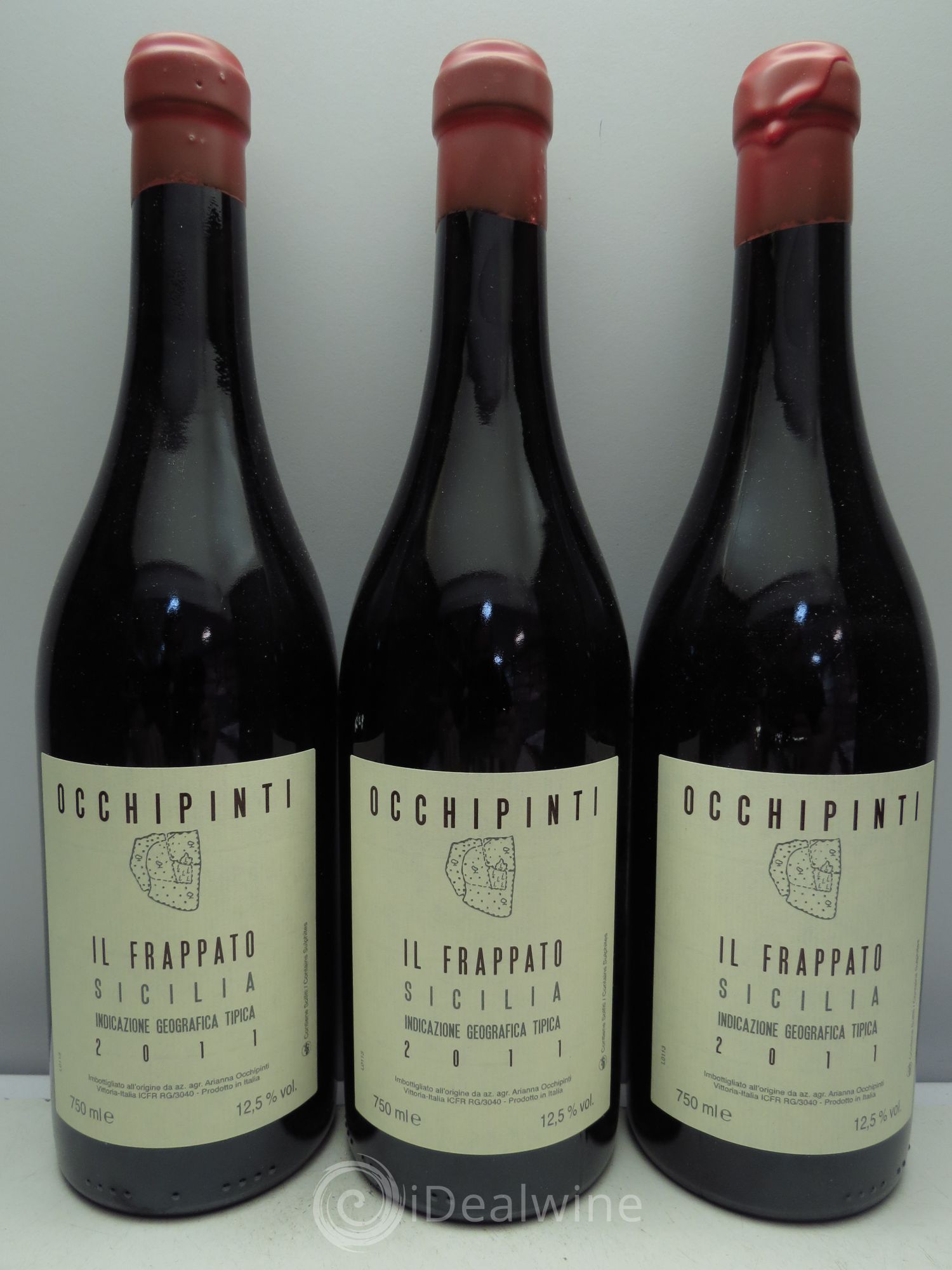 IGT Sicile Occhipinti IGP Sicilia Il Frapatto 2011 - Posten von 3 Flaschen - 0