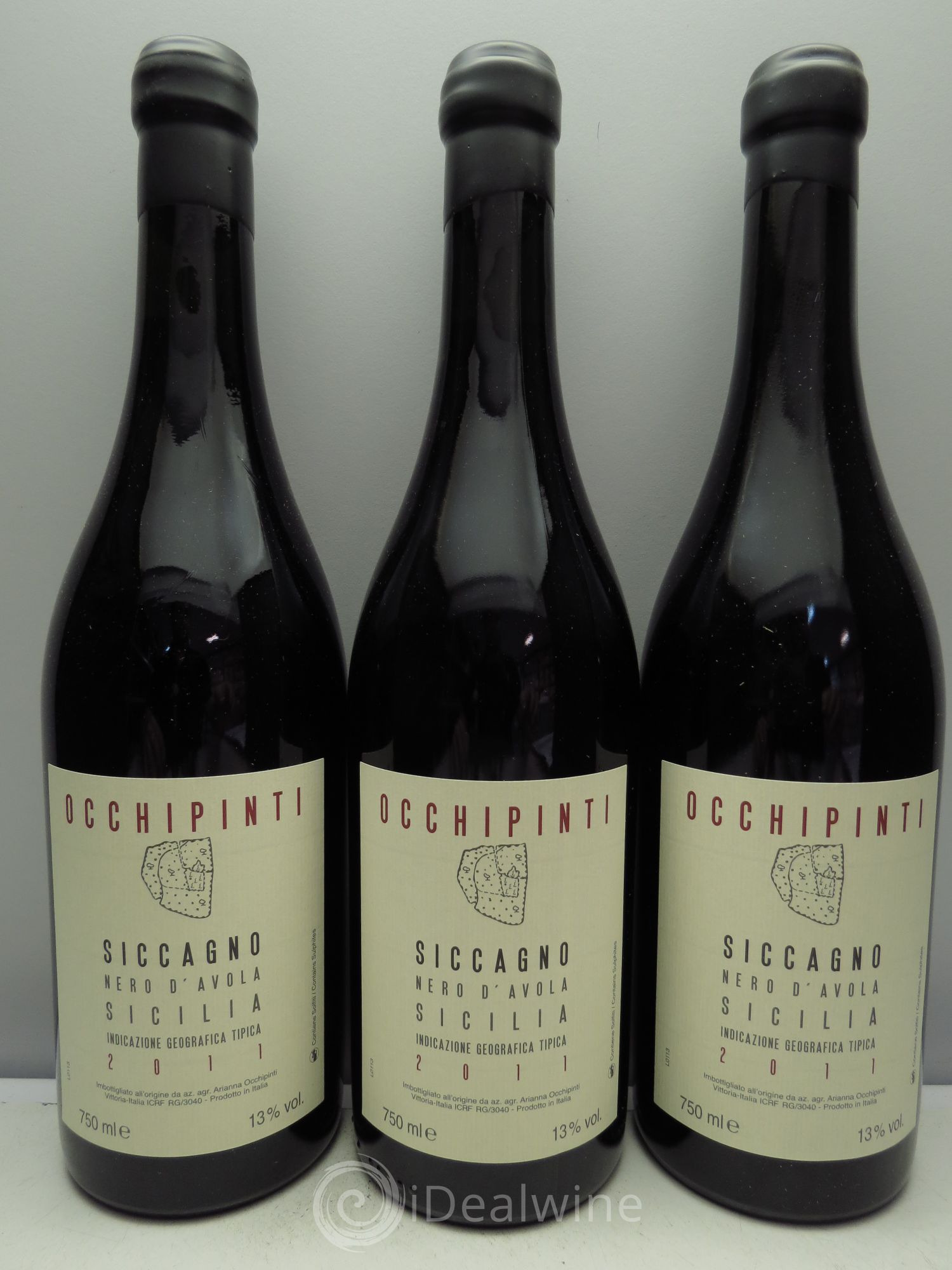 IGT Sicile Occhipinti IGP Sicilia Il Siccagno 2011 - Posten von 3 Flaschen - 0