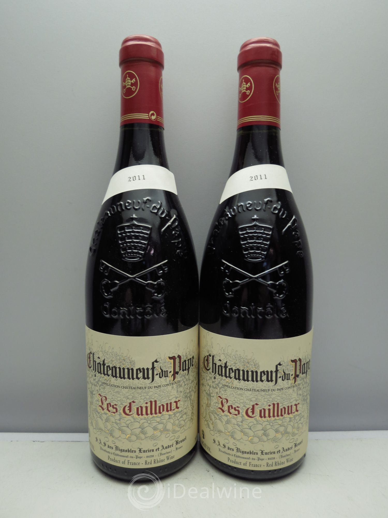 Châteauneuf-du-Pape Les Cailloux André Brunel 2011 - Lot de 2 bouteilles - 0