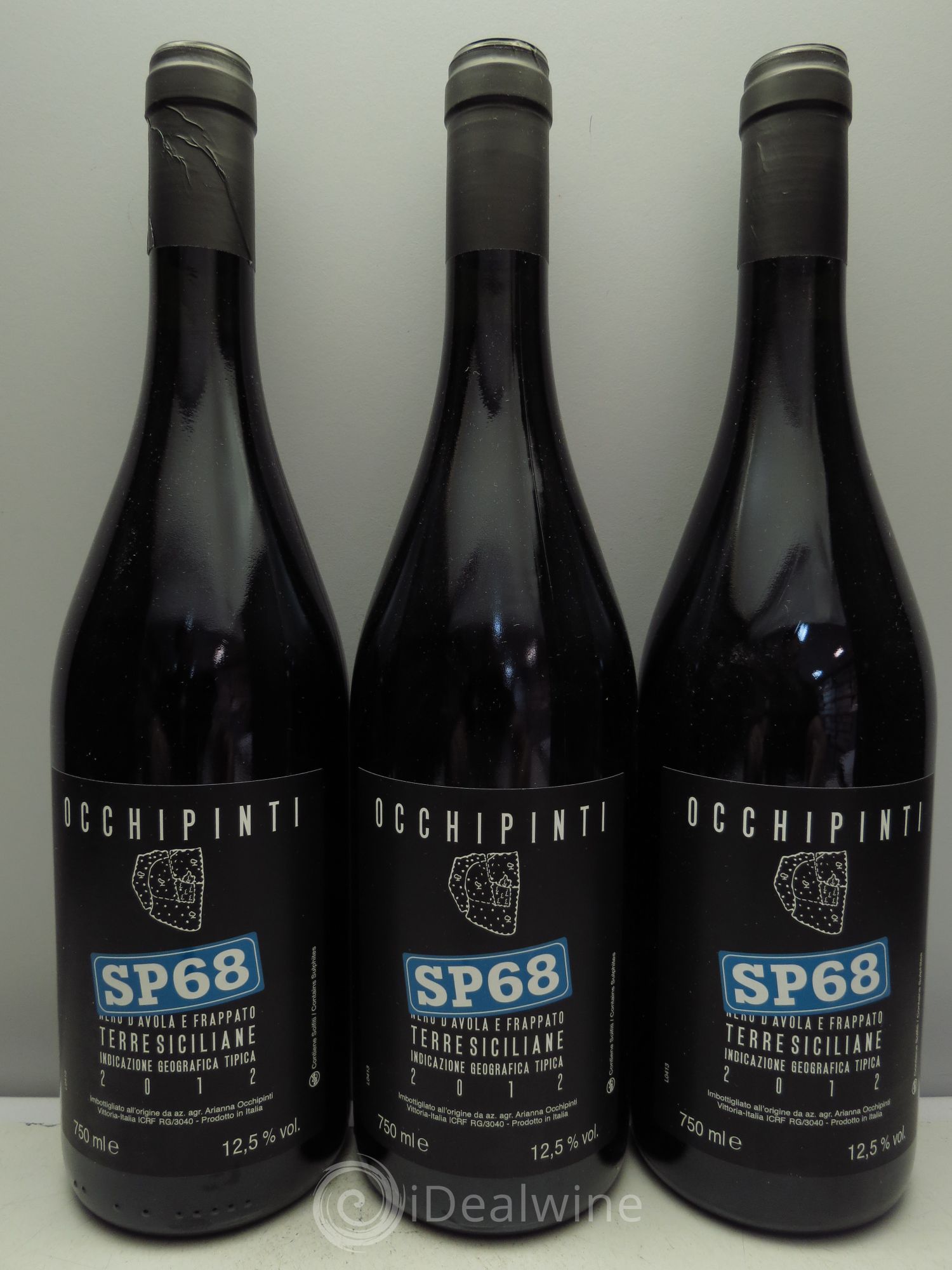 IGT Sicile Occhipinti IGP Sicilia SP68 2012 - Posten von 3 Flaschen - 0