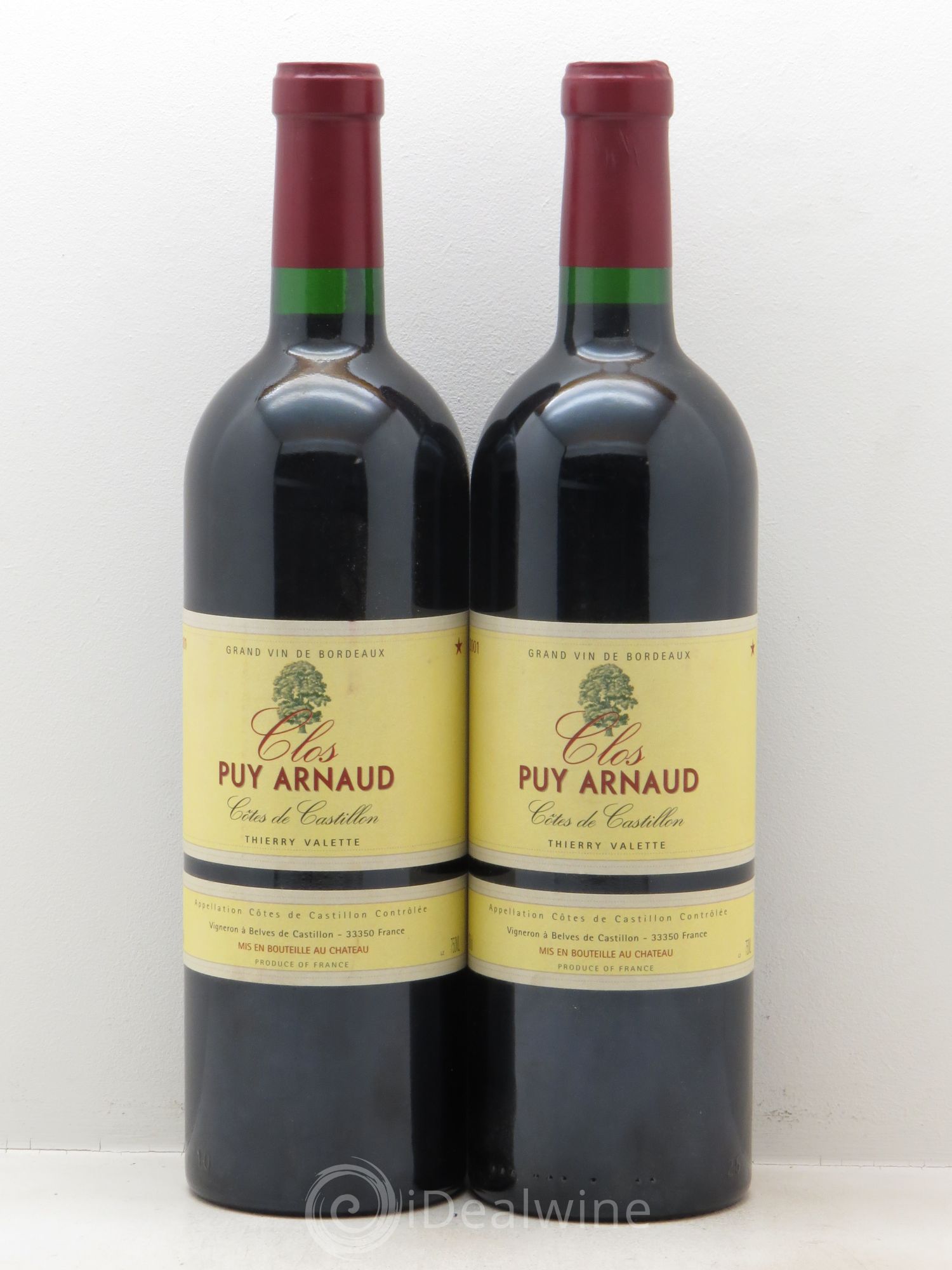 Clos Puy Arnaud 2001 - Lot de 2 bouteilles - 0