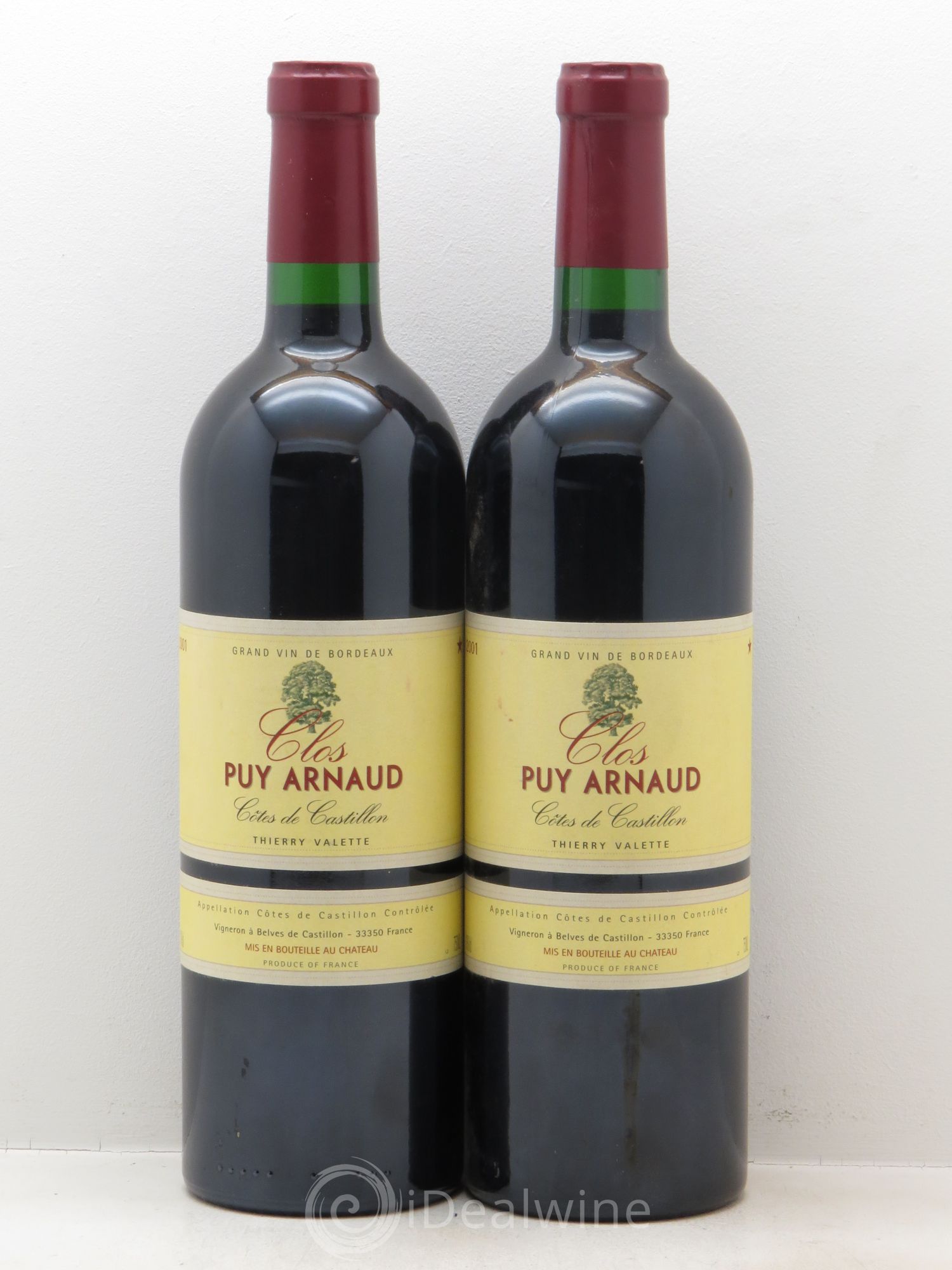 Clos Puy Arnaud 2001 - Lot de 2 bouteilles - 0