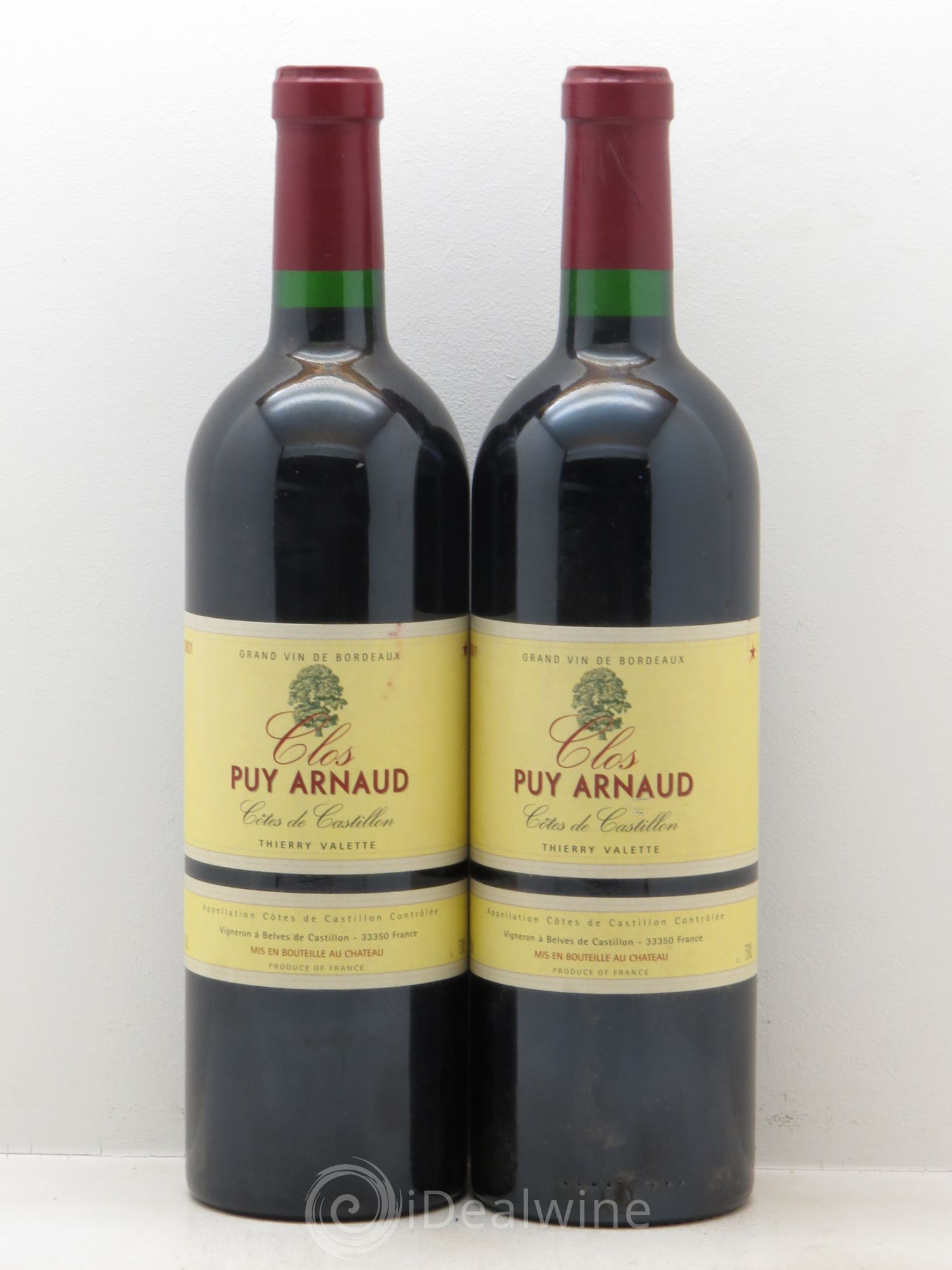 Clos Puy Arnaud 2001 - Lot de 2 bouteilles - 0