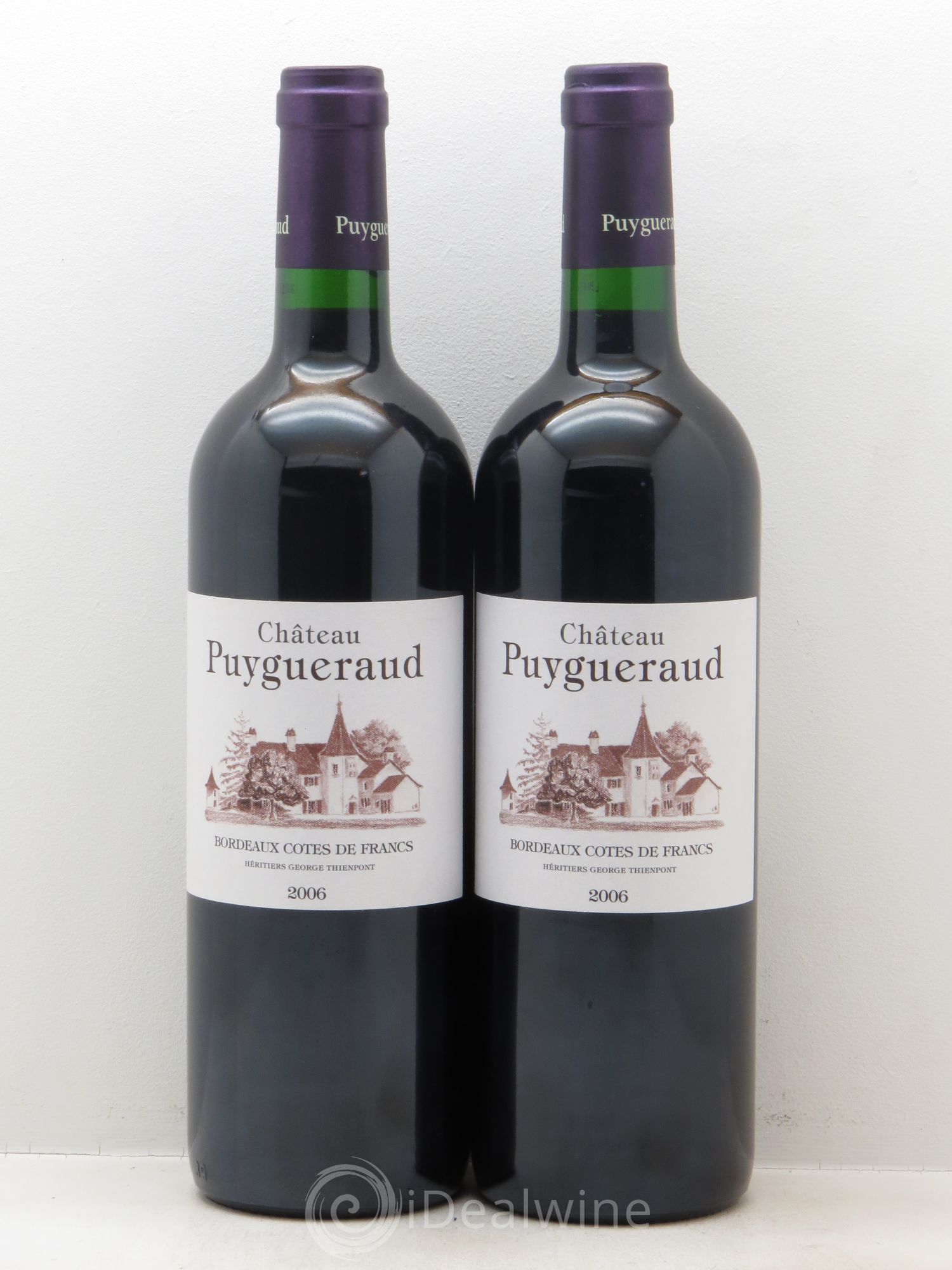 Château Puygueraud 2006 - Lot de 2 bouteilles - 0