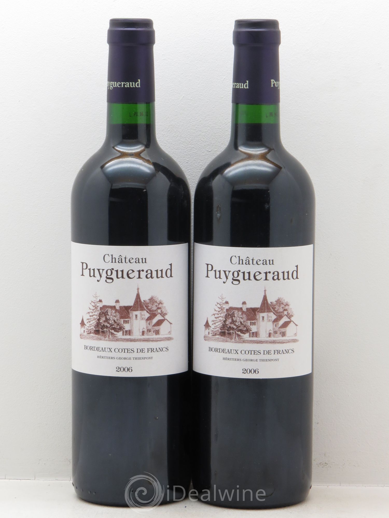 Château Puygueraud 2006 - Lot de 2 bouteilles - 0