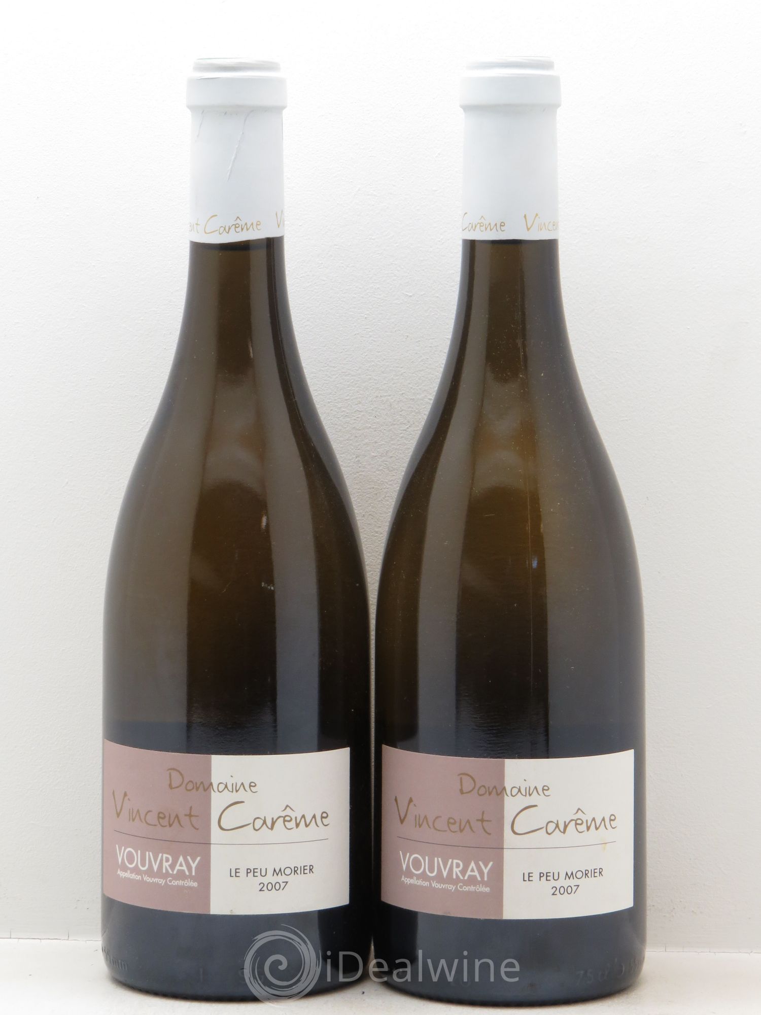 Vouvray Le Peu Morier - Vincent Carême 2007 - Posten von 2 Flaschen - 0