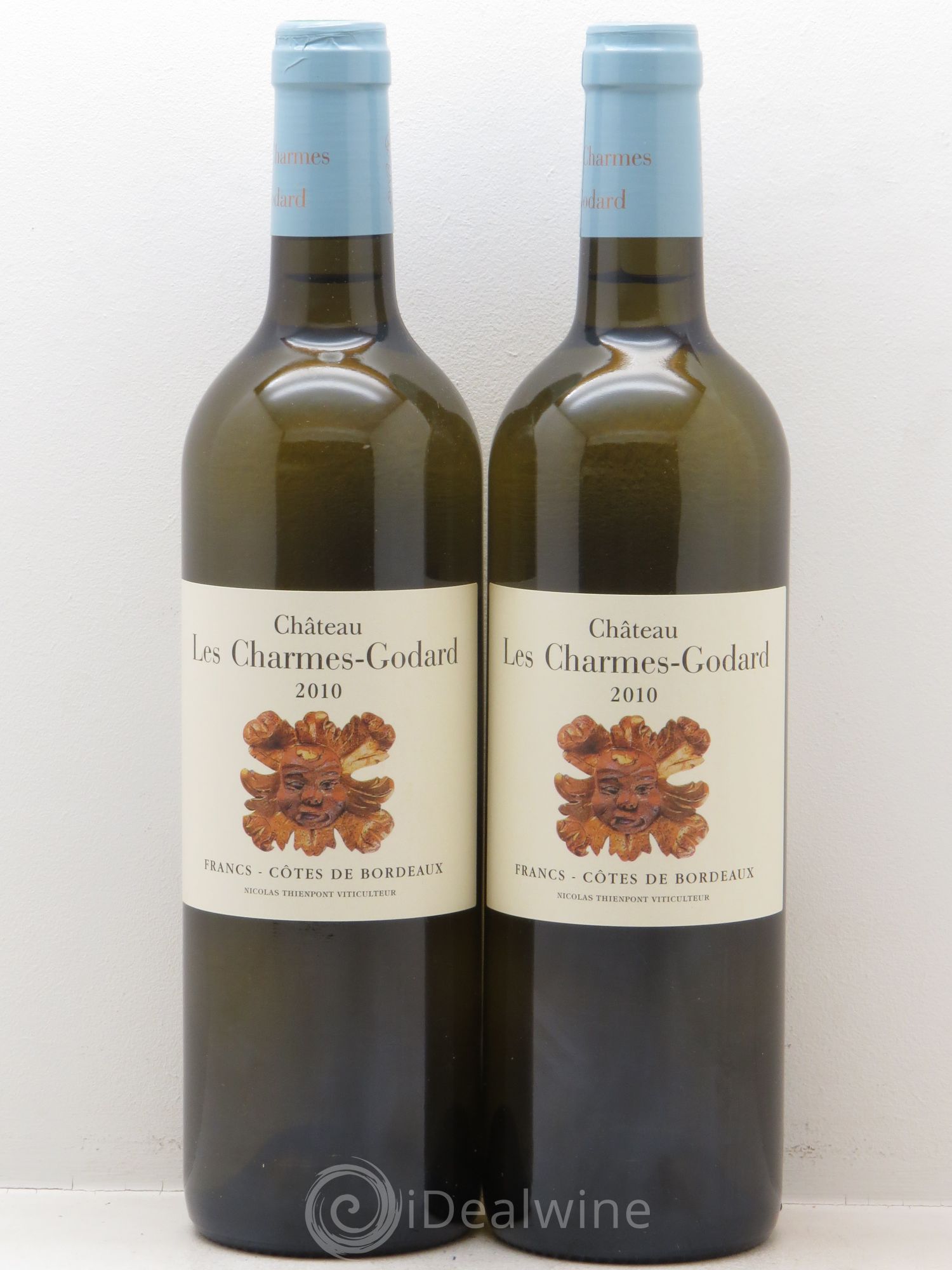 Bordeaux Château Charmes Godard 2010 - Lotto di 2 bottiglie - 0