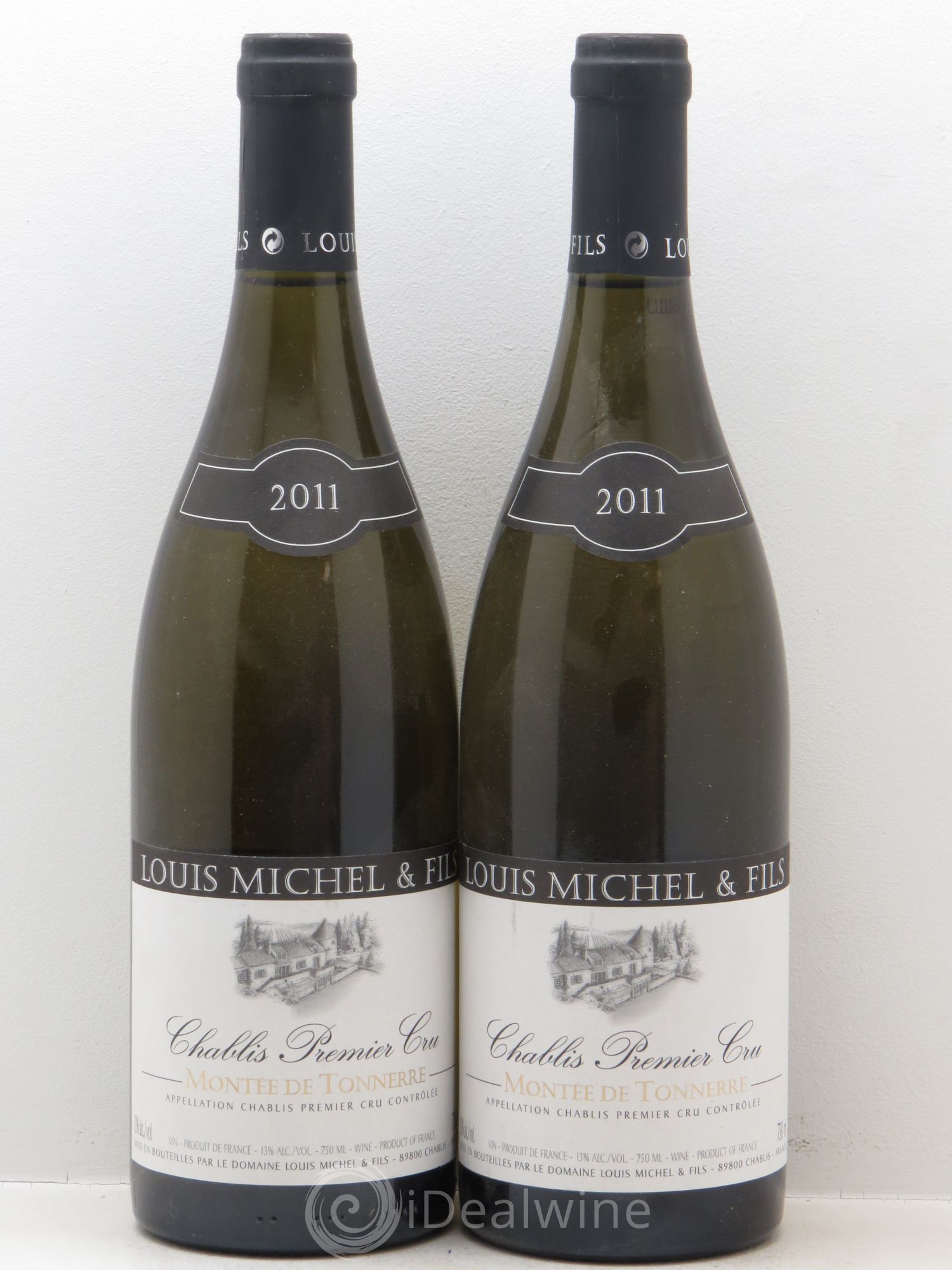 Chablis 1er Cru Montée de Tonnerre Louis Michel et Fils 2011 - Lot de 2 bouteilles - 0