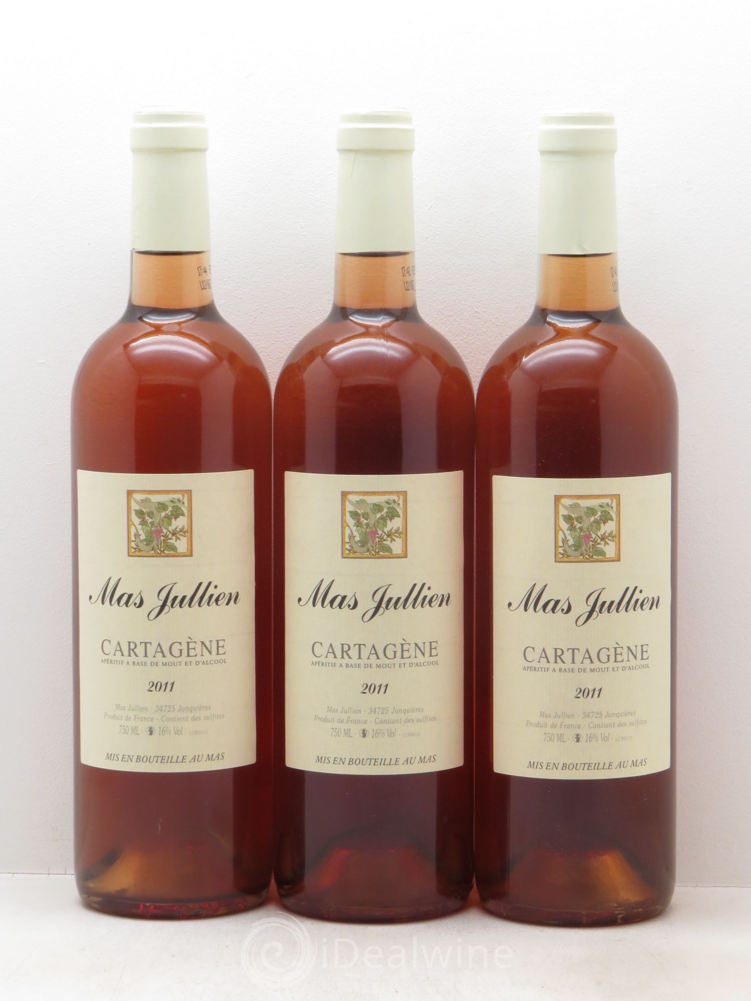 Coteaux du Languedoc Carthagène Olivier Jullien 2011 - Lotto di 3 bottiglie - 0