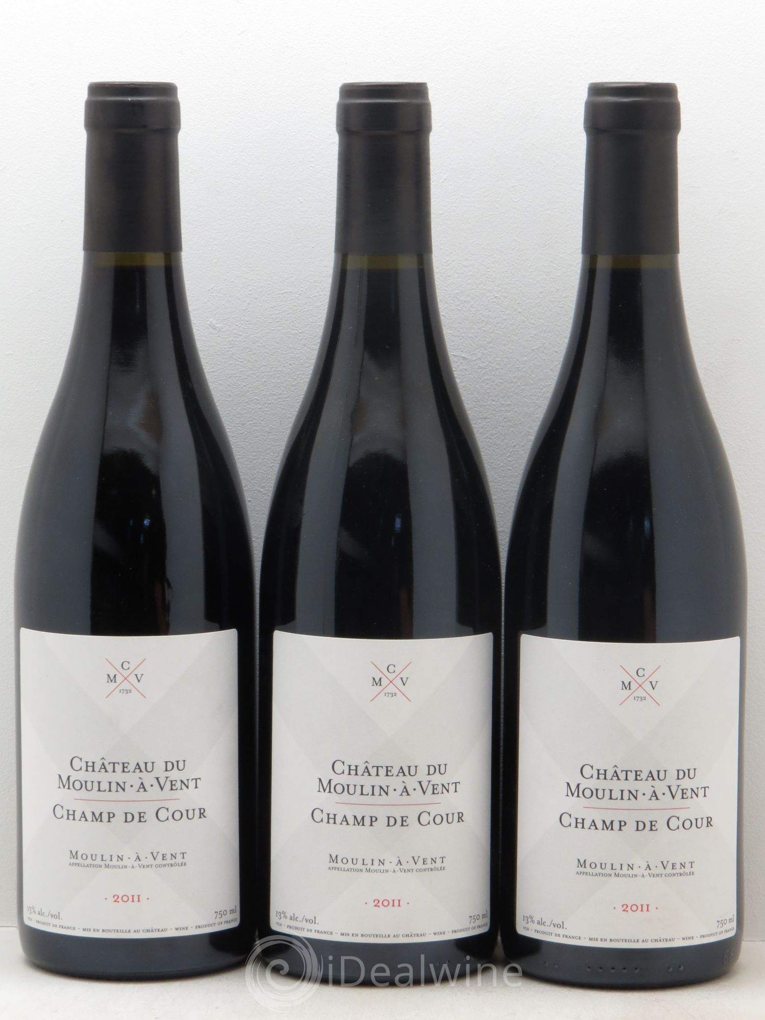 Moulin-à-Vent Champ de Cour 2011 - Lot de 3 bouteilles - 0