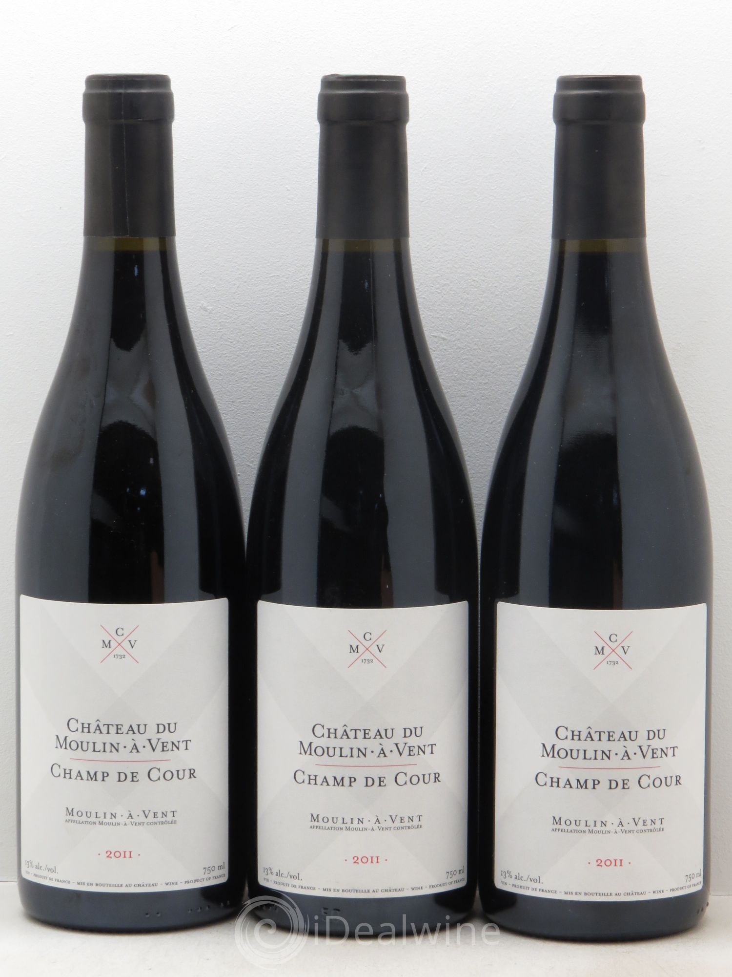 Moulin-à-Vent Champ de Cour 2011 - Lot de 3 bouteilles - 0