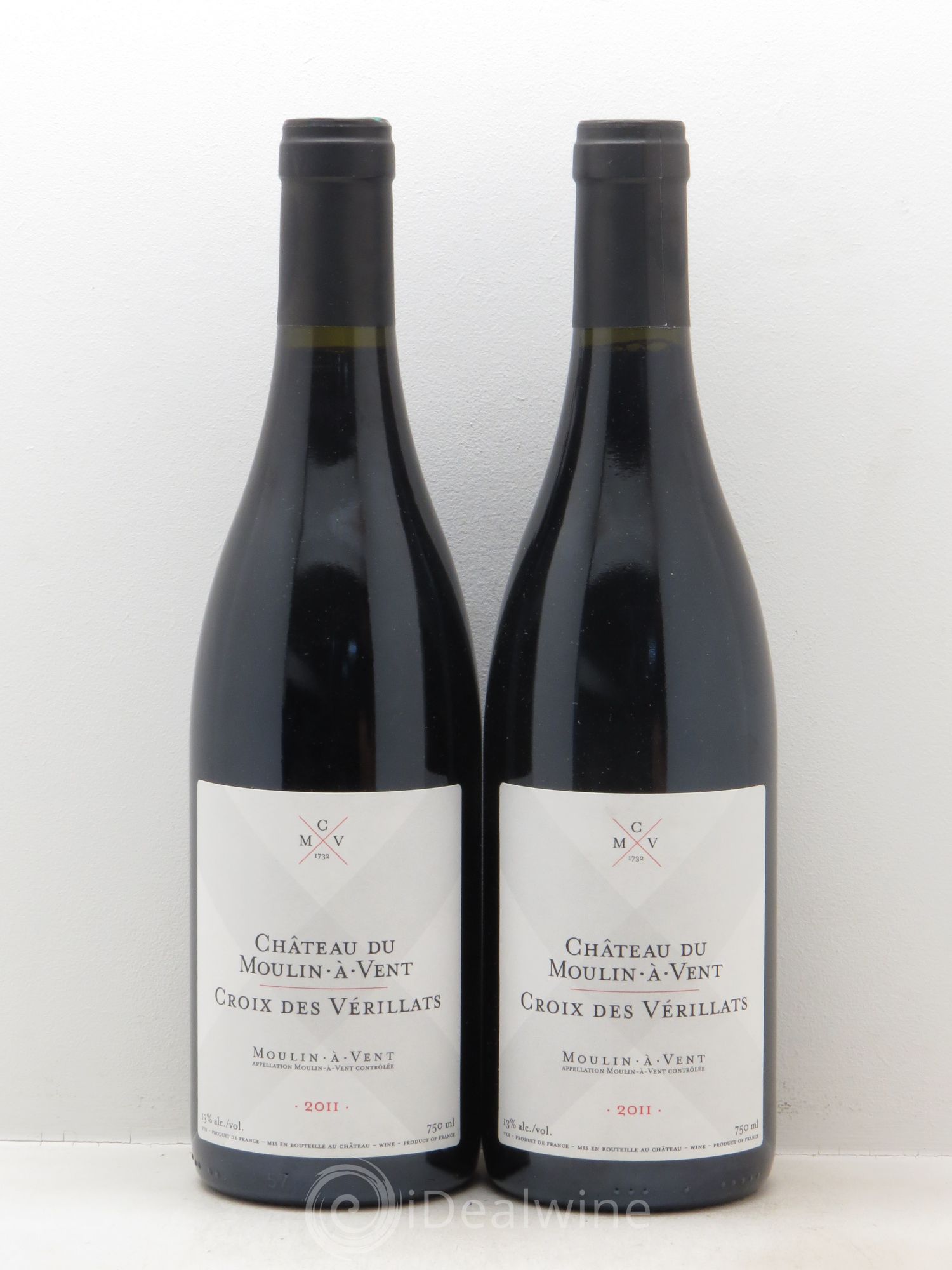 Moulin-à-Vent Croix des Verillats 2011 - Posten von 2 Flaschen - 0