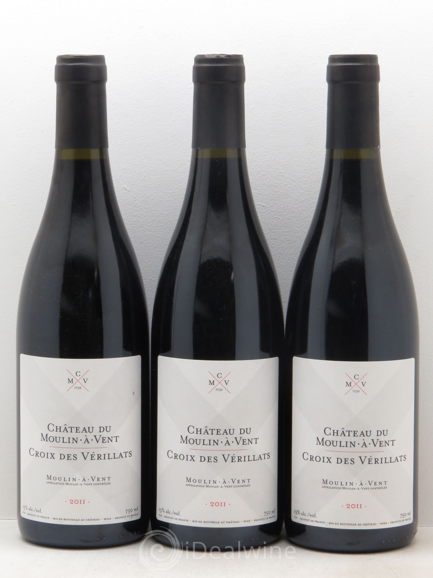 Moulin-à-Vent Croix des Verillats 2011 - Posten von 3 Flaschen - 0