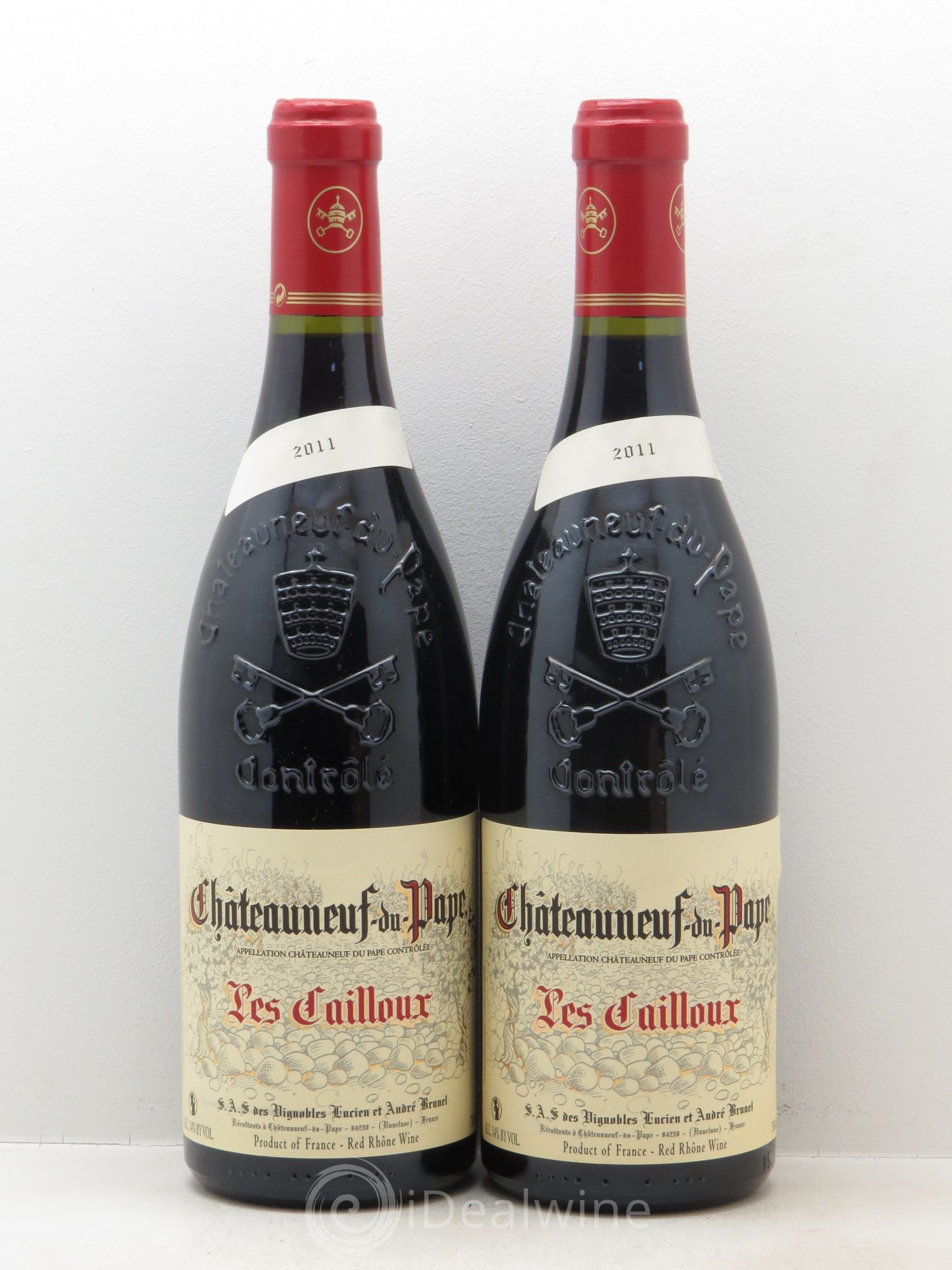 Châteauneuf-du-Pape Les Cailloux André Brunel 2011 - Lot de 2 bouteilles - 0