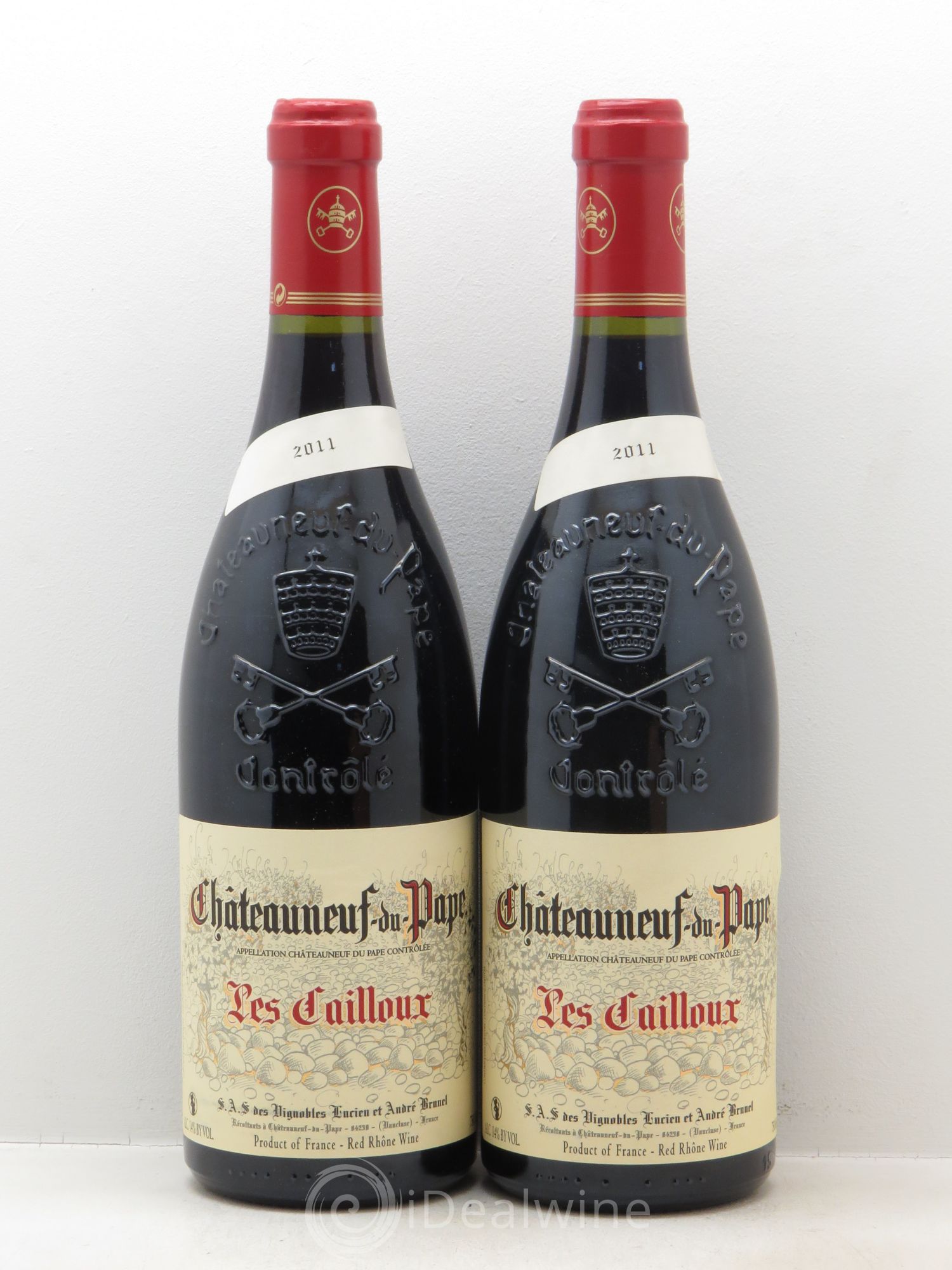 Châteauneuf-du-Pape Les Cailloux André Brunel 2011 - Lot de 2 bouteilles - 0