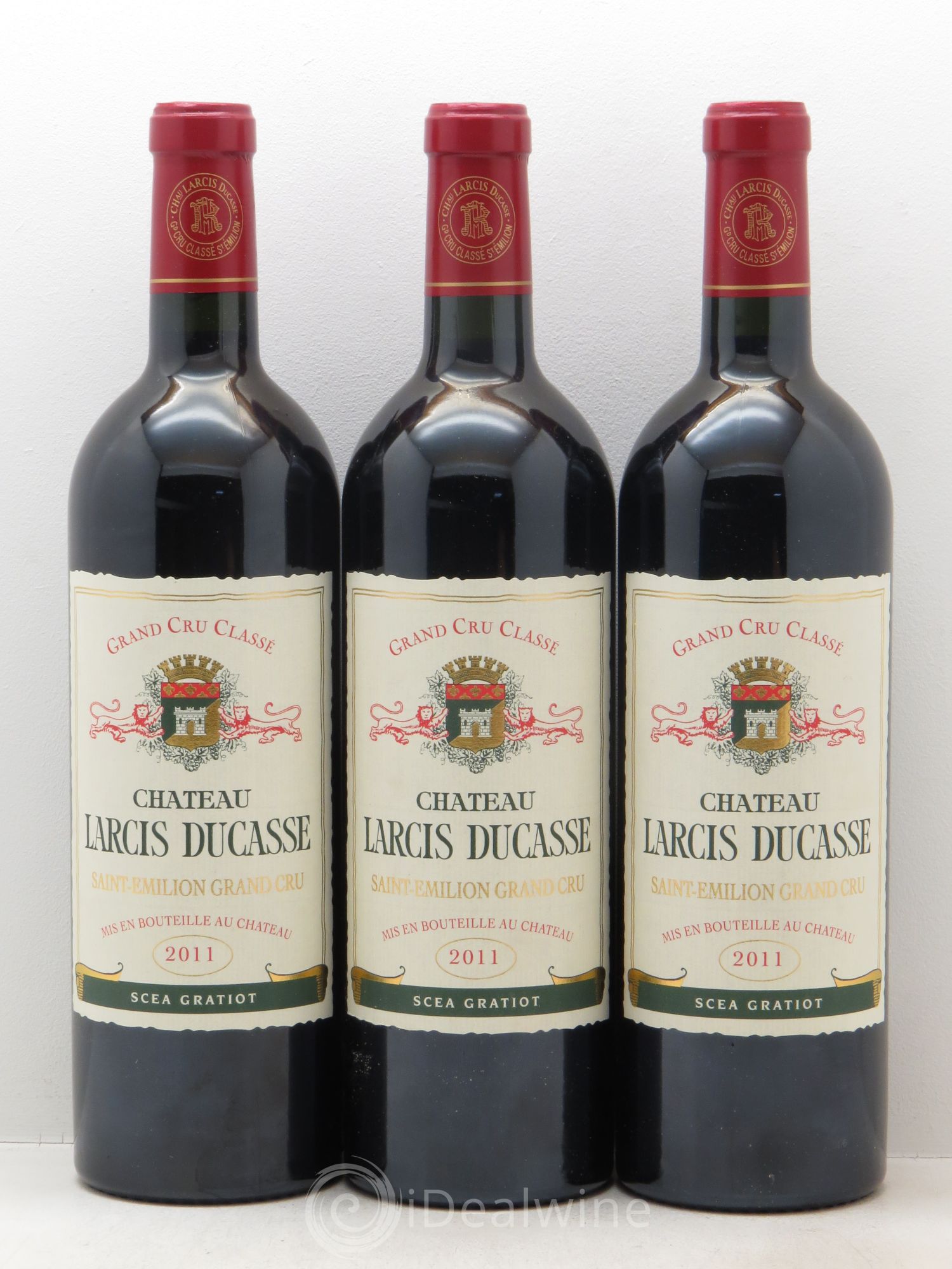 Château Larcis Ducasse 1er Grand Cru Classé B 2011 - Lot de 3 bouteilles - 0