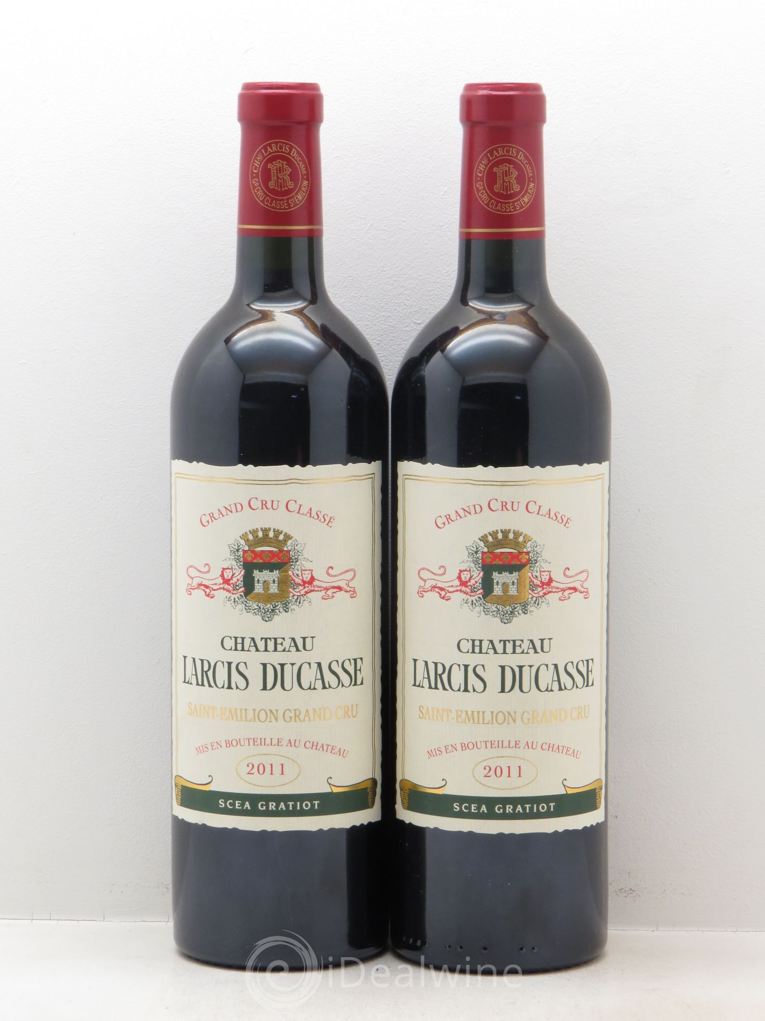 Château Larcis Ducasse 1er Grand Cru Classé B 2011 - Lot de 2 bouteilles - 0