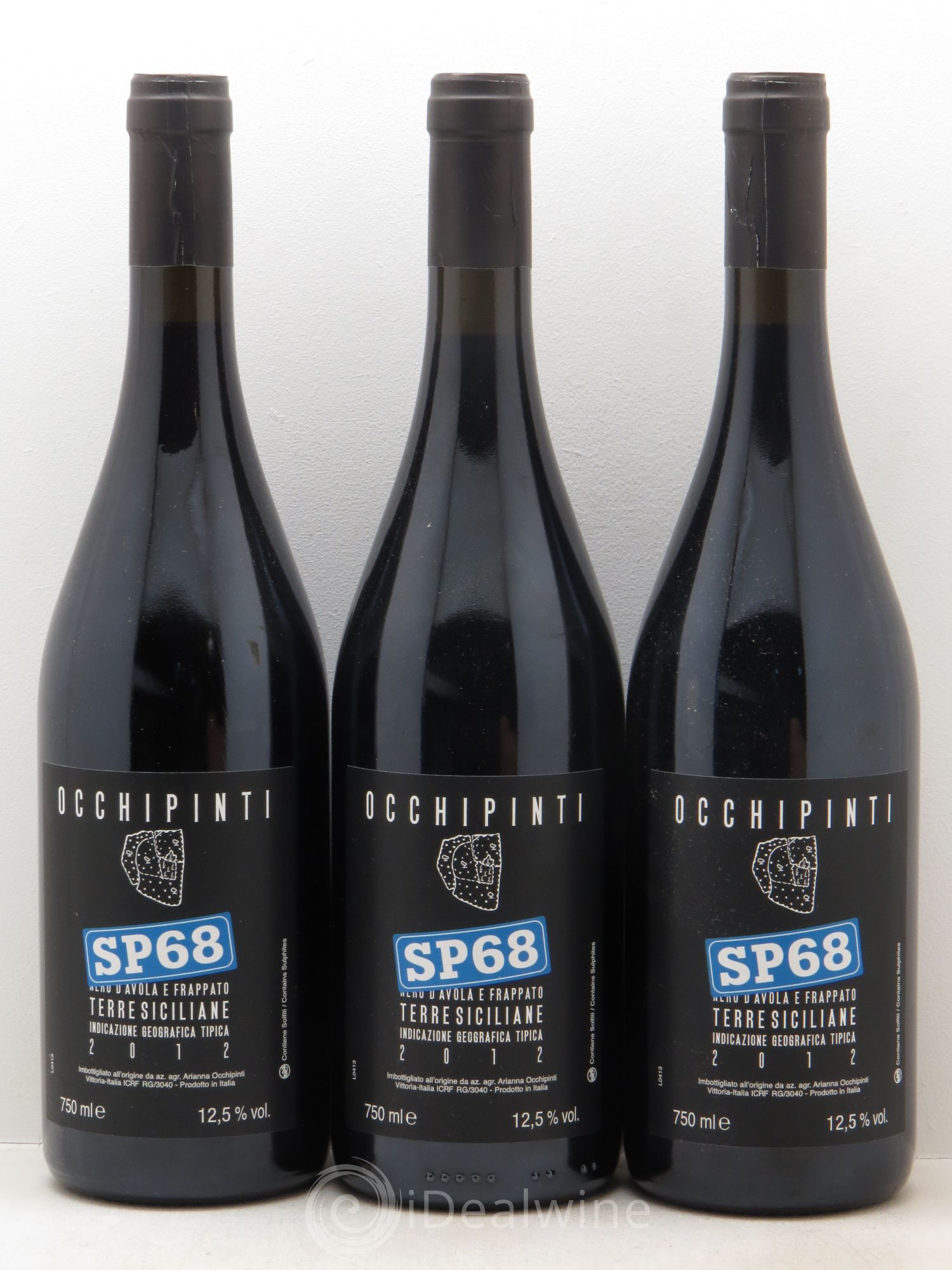 IGT Sicile Occhipinti IGP Sicilia SP68 2012 - Posten von 3 Flaschen - 0