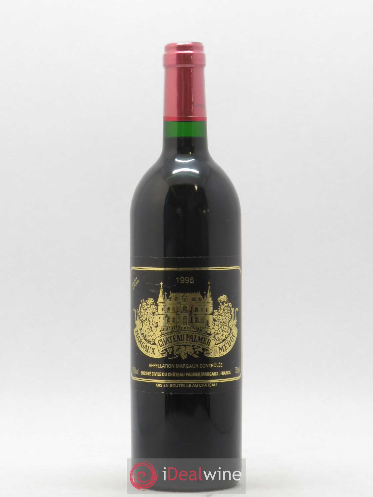 Château Palmer 3ème Grand Cru Classé 1996 - Lot de 1 bouteille - 0