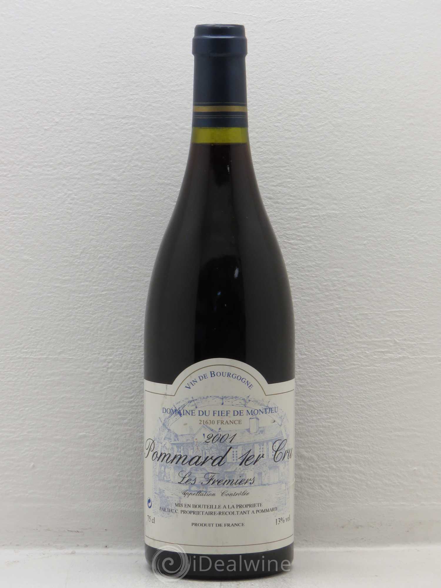 Pommard 1er Cru Fremiers Domaine Du Fief De Montjeu 2001 - Posten von 1 Flasche - 0