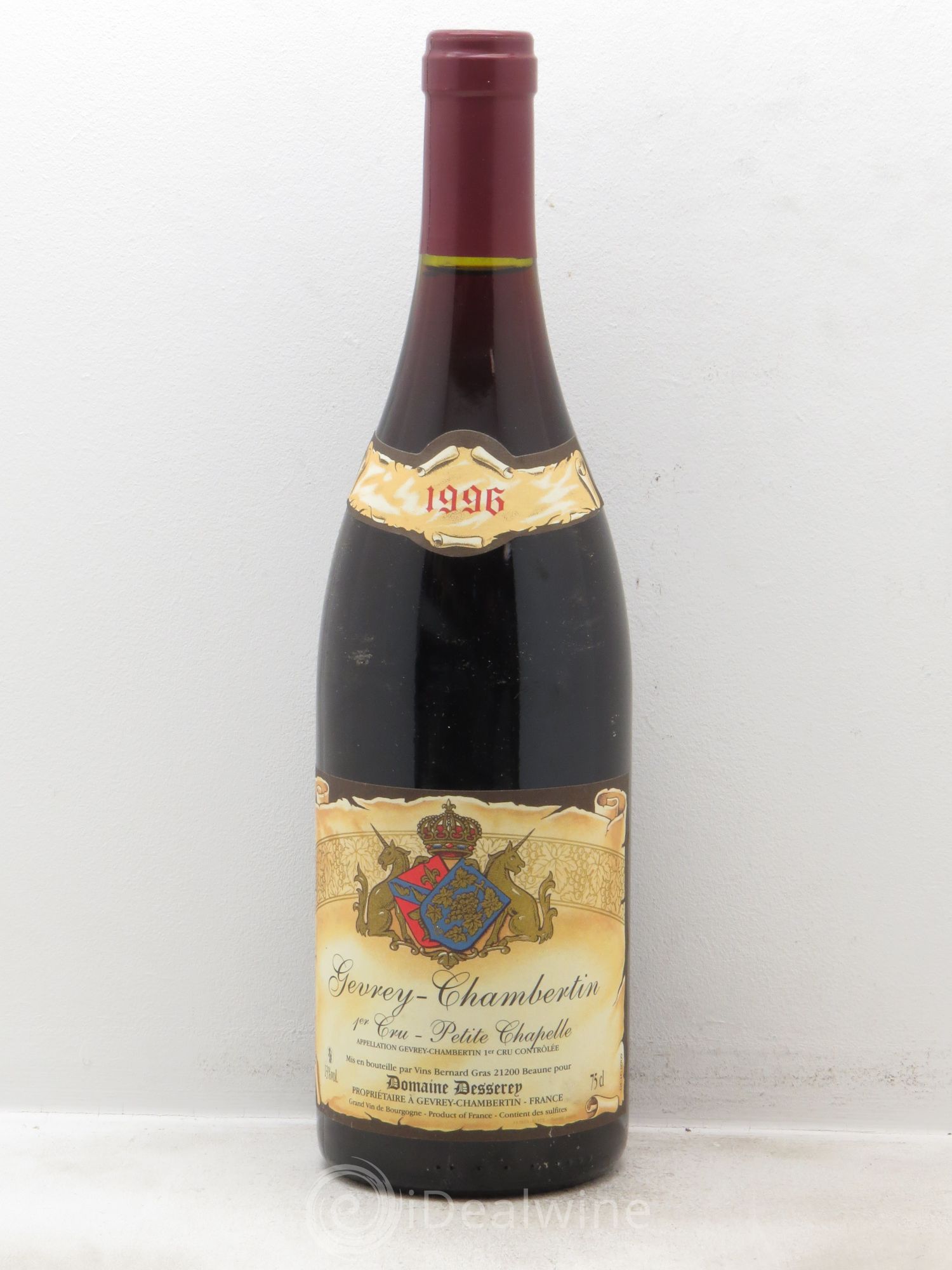 Gevrey-Chambertin 1er Cru Desserey 1996 - Lot de 1 bouteille - 0