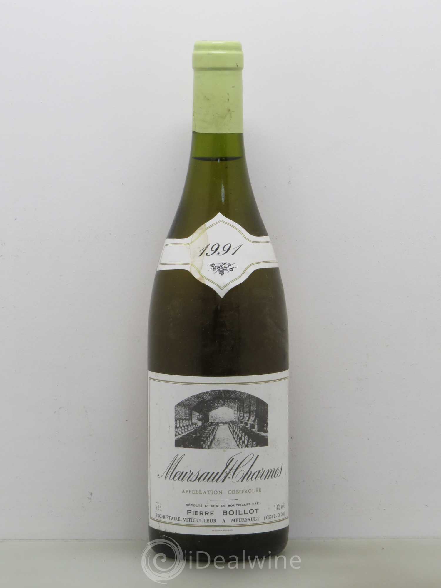 Meursault 1er Cru Charmes Pierre Boillot 1991 - Lot de 1 bouteille - 0