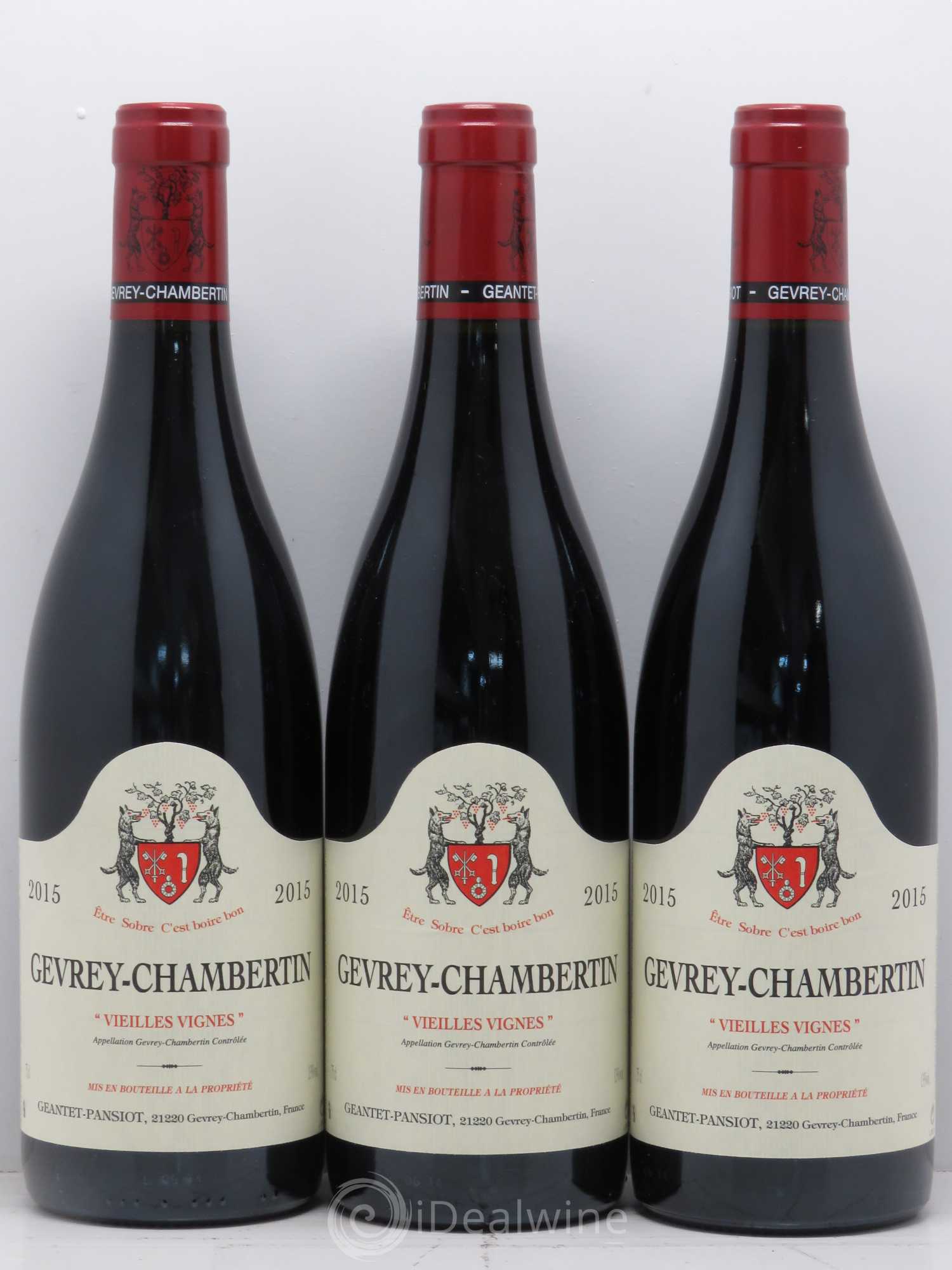 Gevrey-Chambertin Vieilles vignes Geantet-Pansiot 2015 - Lot de 6 bouteilles - 2